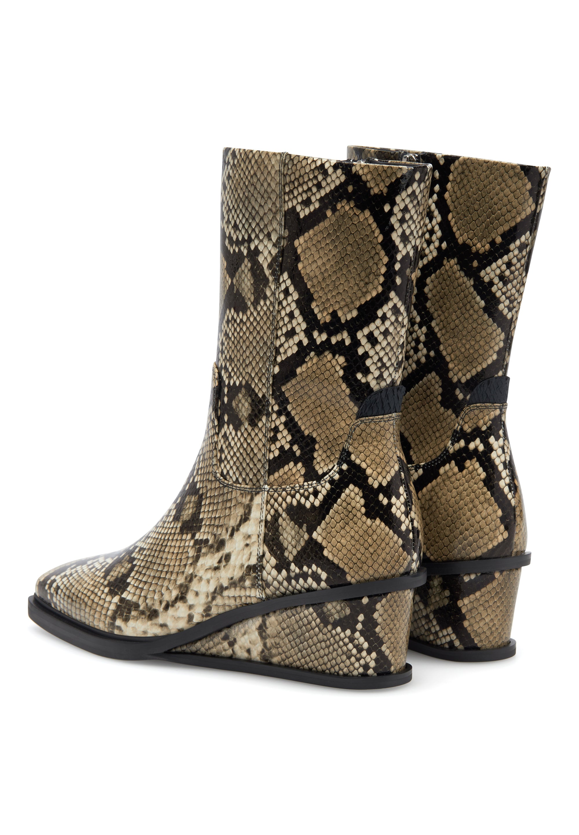 WODEN STB WOMENS Ann Snake Boots 856 Snake