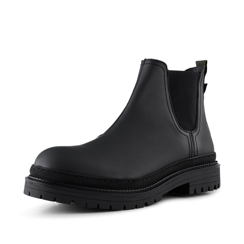 SHOE THE BEAR MENS Arvid chelsea støvle læder  Chelsea Boots 110 BLACK