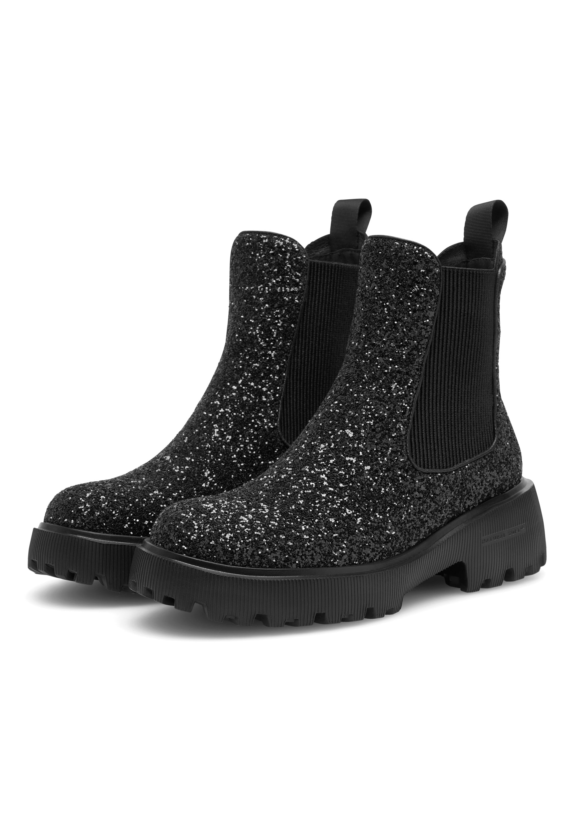 WODEN STB WOMENS Aya Glitter Boots 020 Black