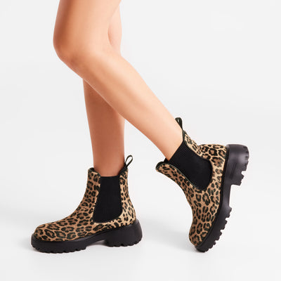 WODEN STB WOMENS Aya Leo Boots 327 Leopard