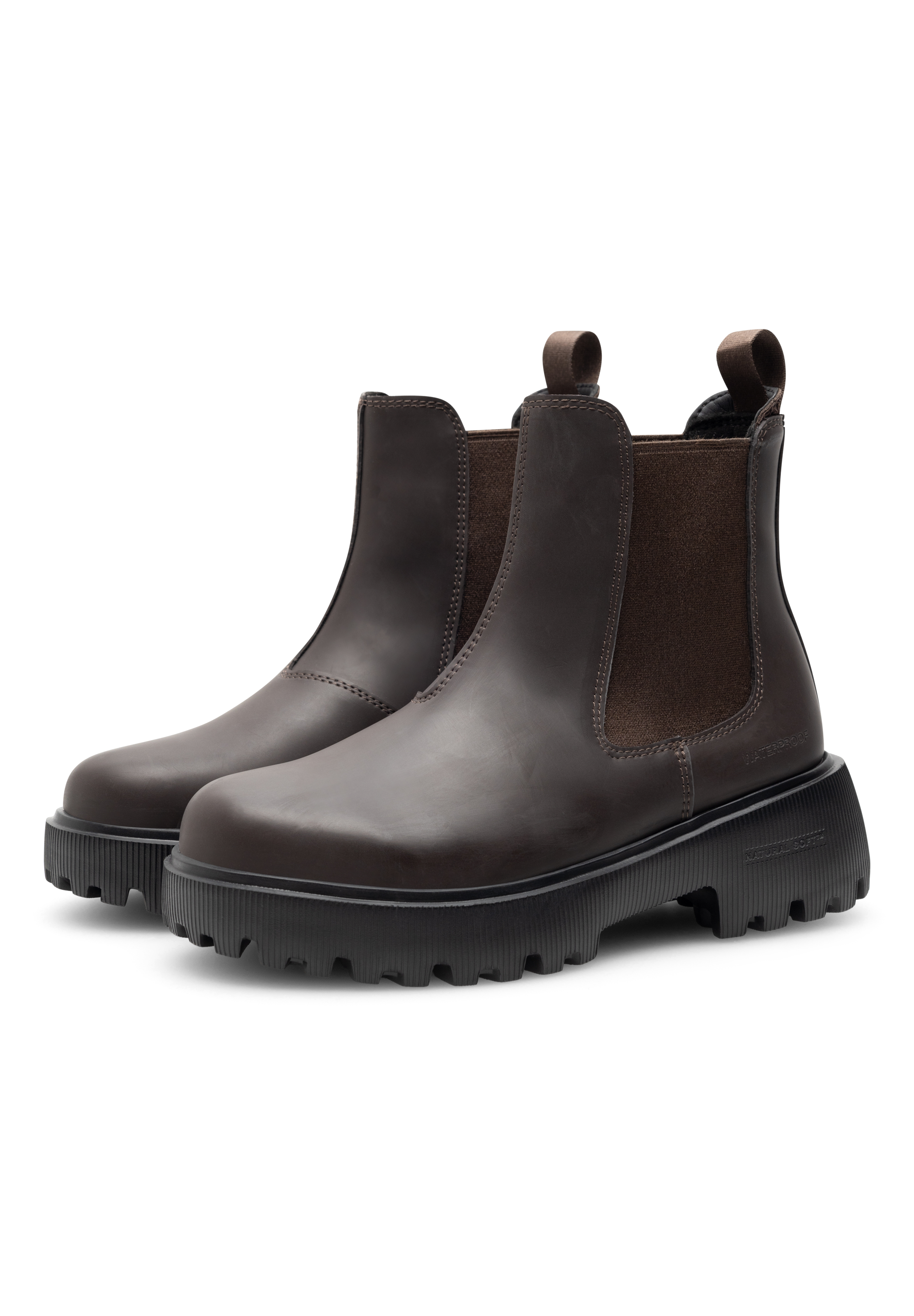 WODEN Aya Waterproof Rubber Boots 063 Chocolate