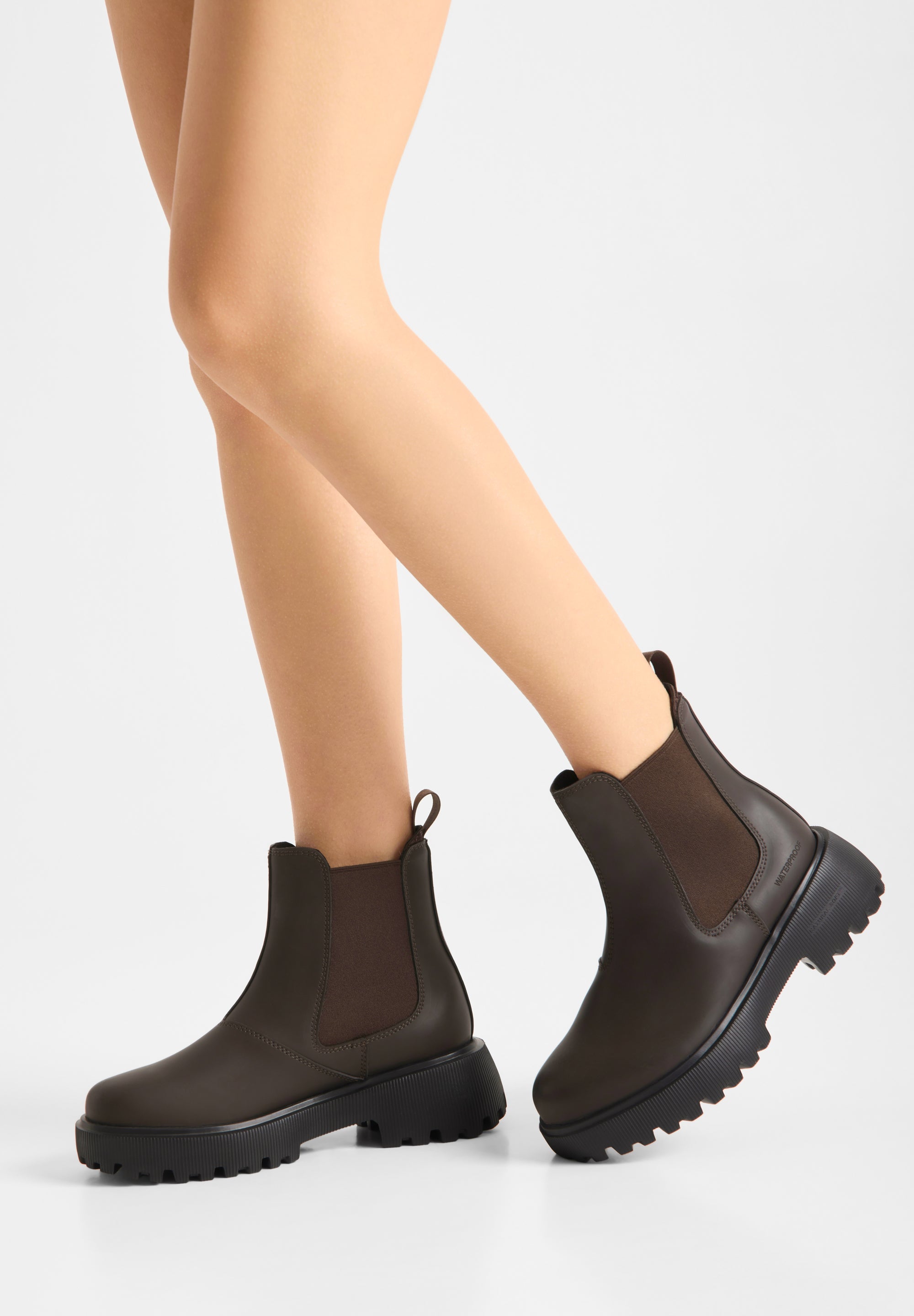 WODEN Aya Waterproof Rubber Boots 063 Chocolate