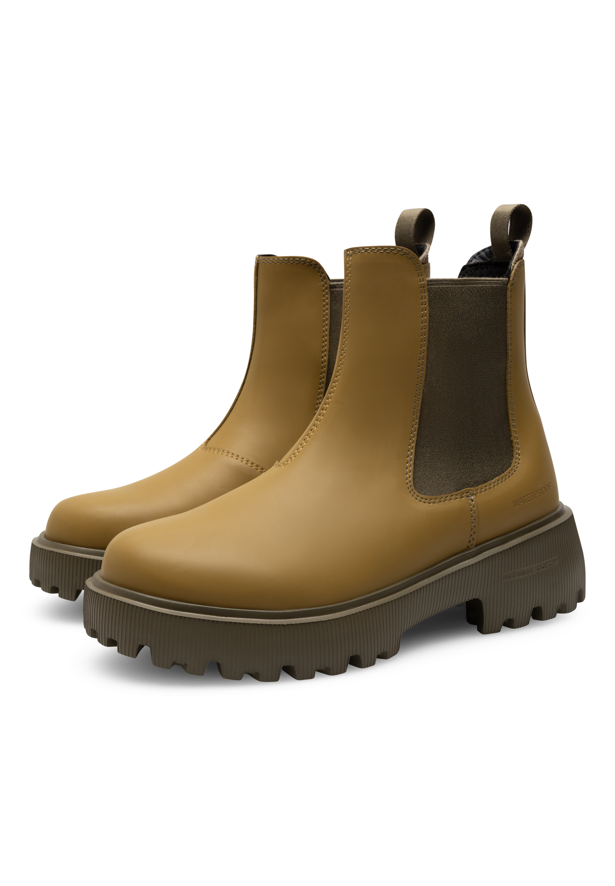 WODEN Aya Waterproof Rubber Boots 703 Khaki
