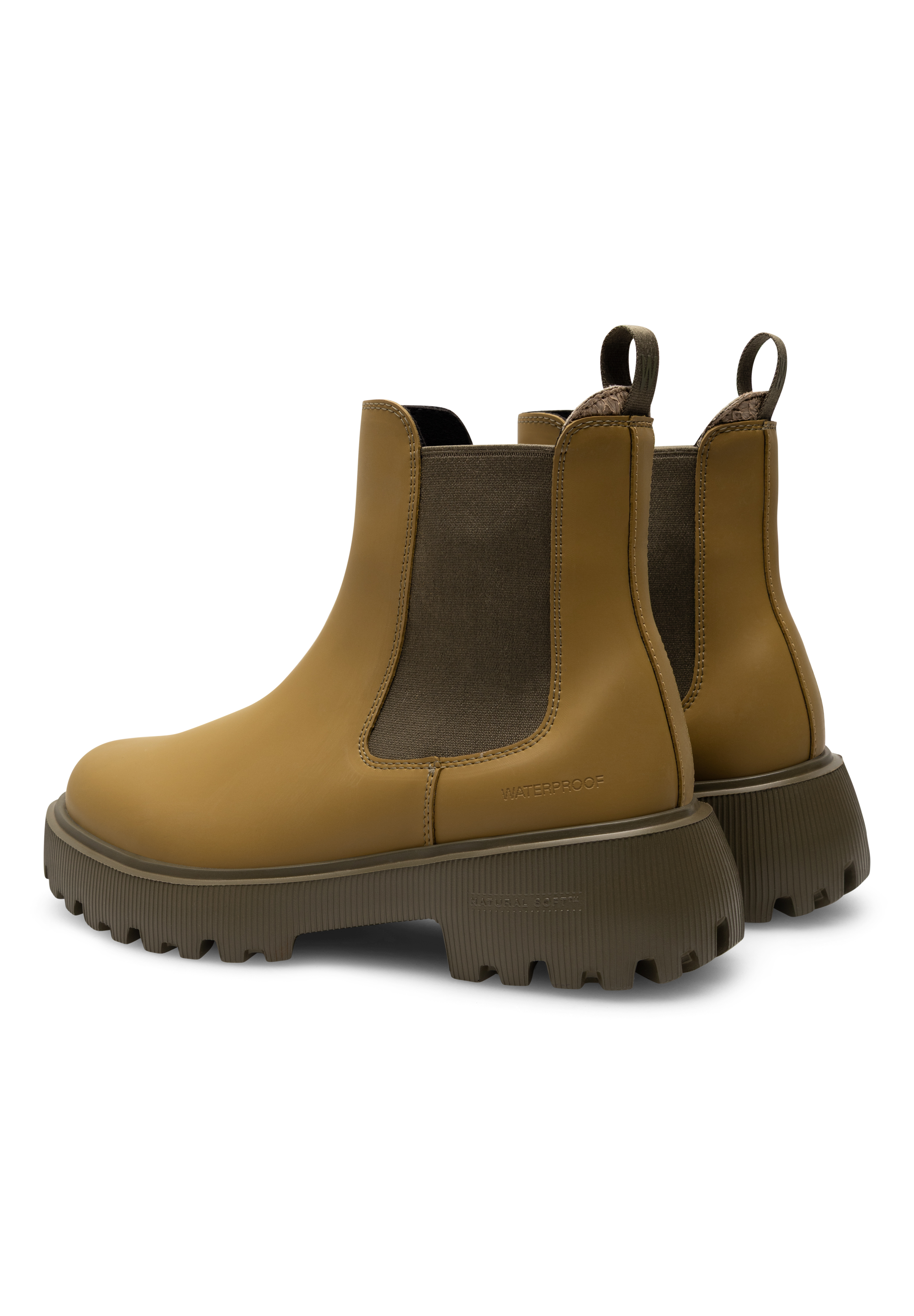 WODEN Aya Waterproof Rubber Boots 703 Khaki