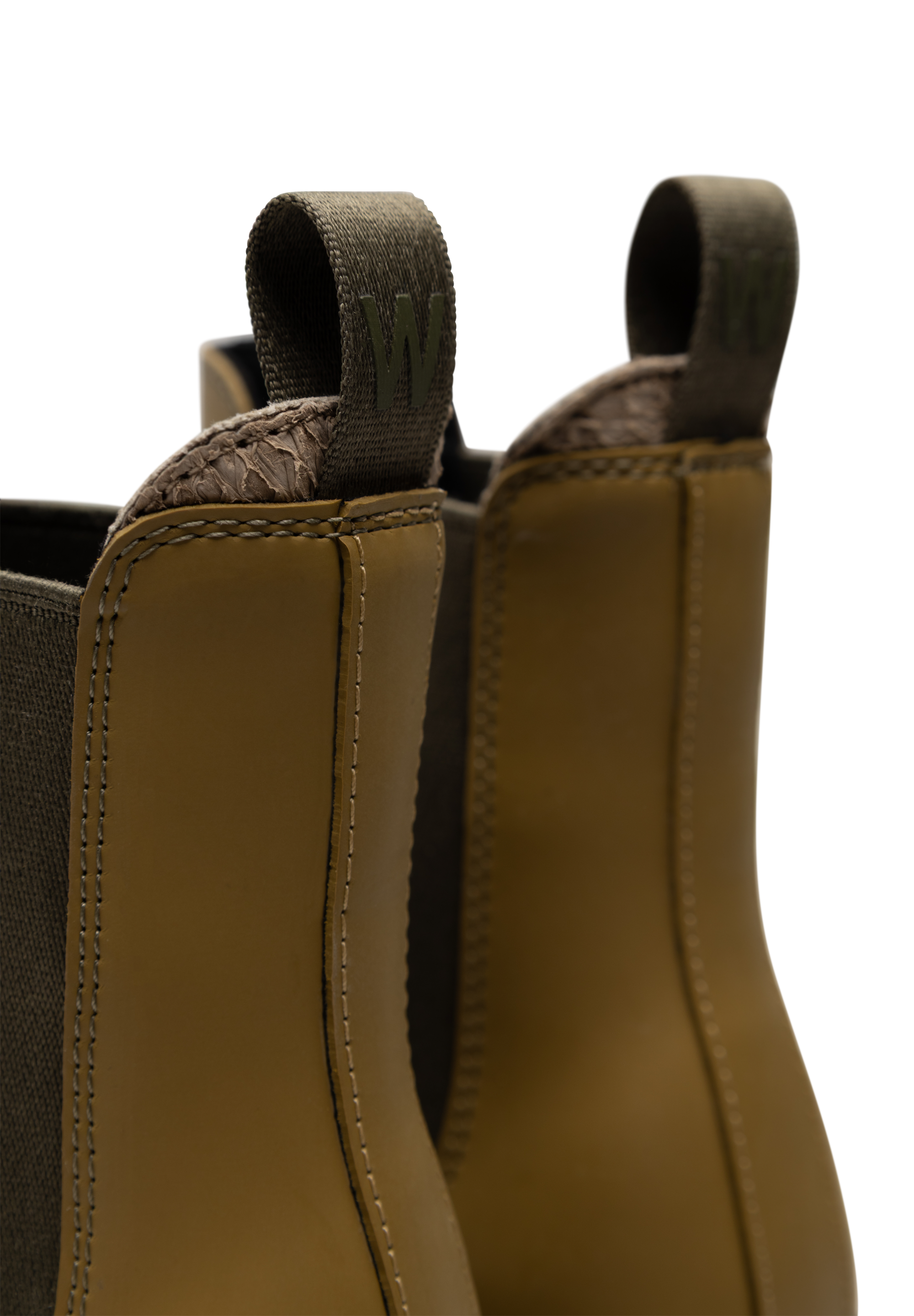 WODEN Aya Waterproof Rubber Boots 703 Khaki
