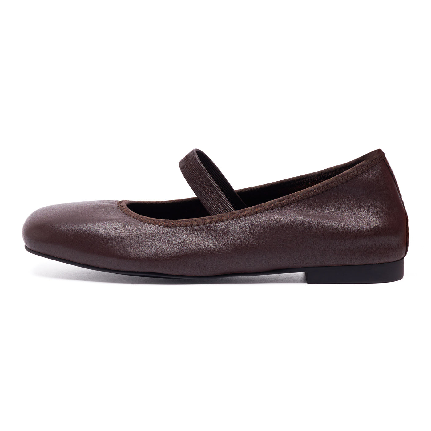 WODEN STB WOMENS Cath L Ballerina 063 Chocolate