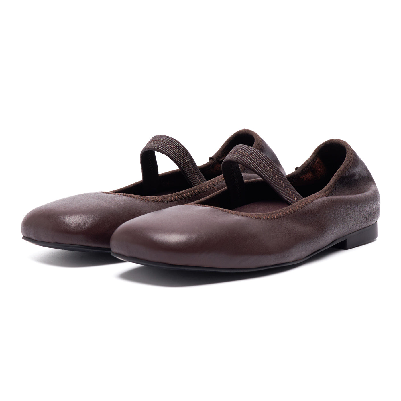 WODEN STB WOMENS Cath L Ballerina 063 Chocolate