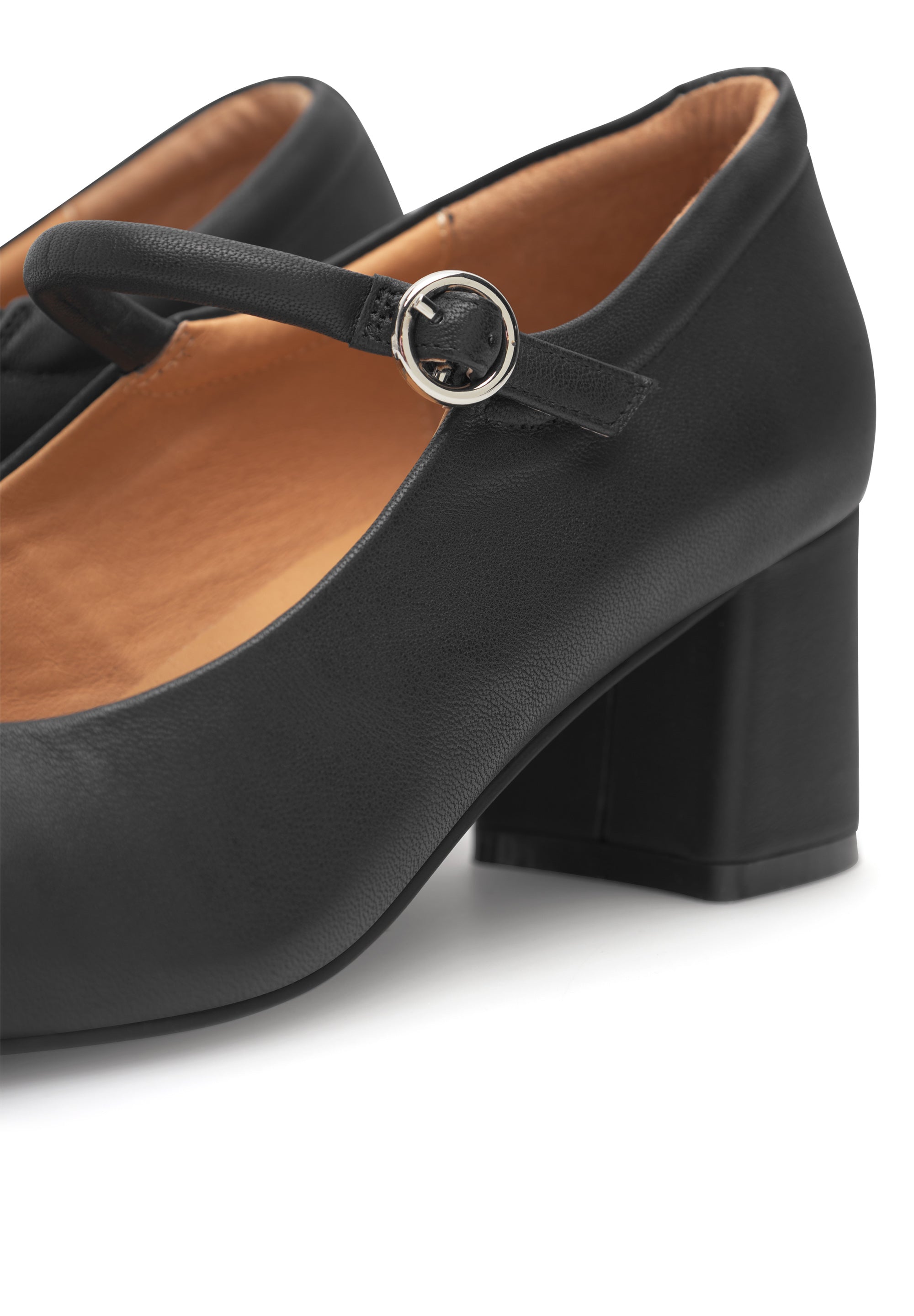 WODEN STB WOMENS Cathy Mary Jane Heels 020 Black