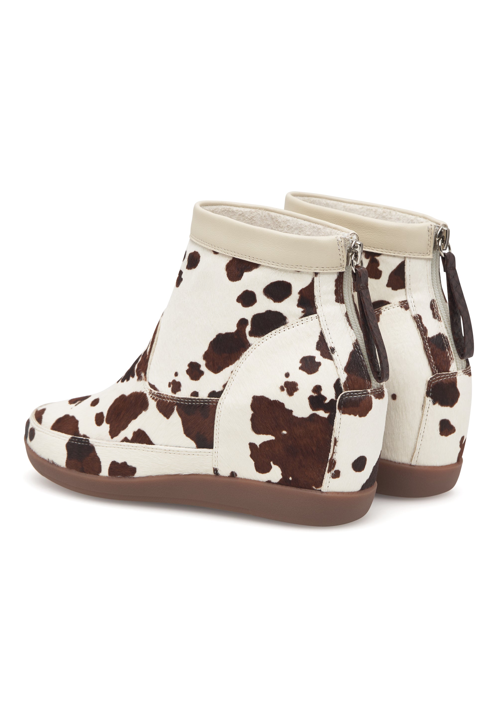 WODEN STB WOMENS Emmy Animal Wedge 357 Cow