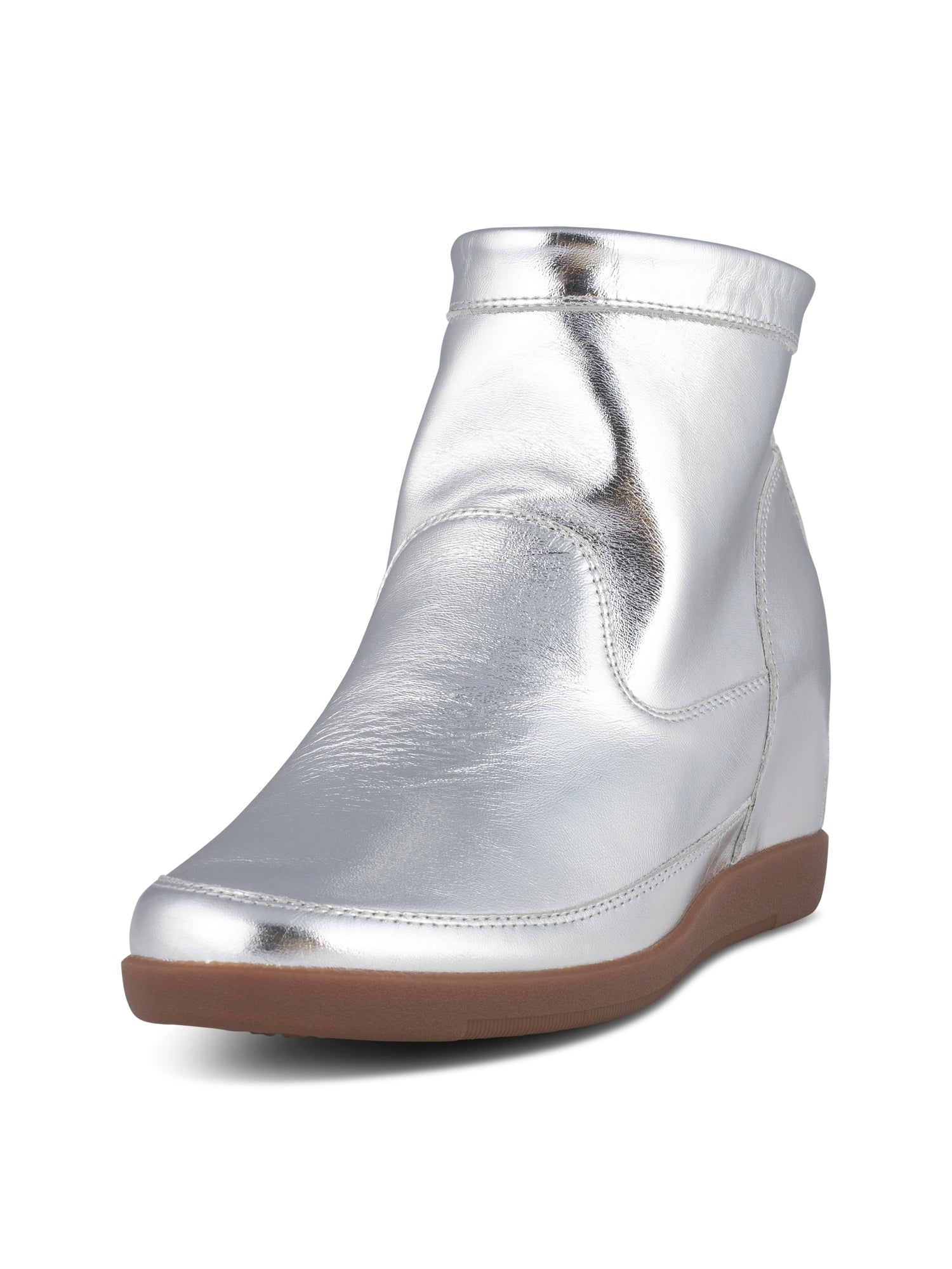 WODEN STB WOMENS Emmy Metallic Boots 039 Silver