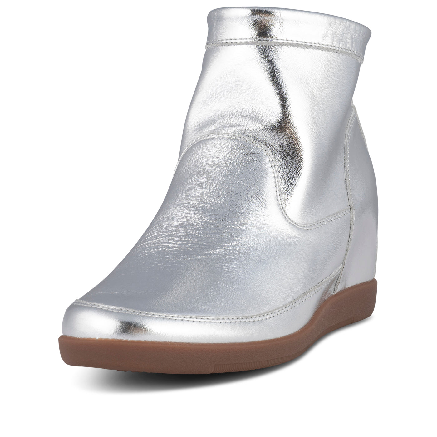 WODEN STB WOMENS Emmy Metallic Boots 039 Silver