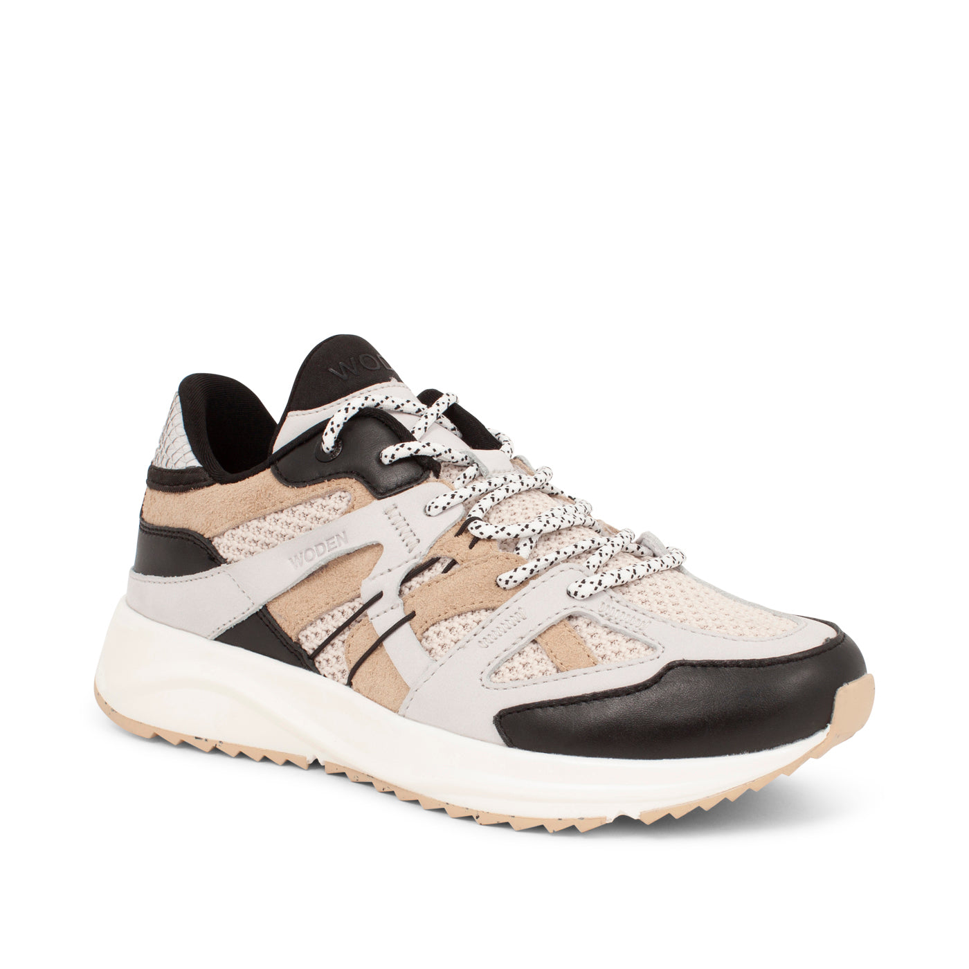WODEN Eve Suede Mesh Sneakers 705 Beige