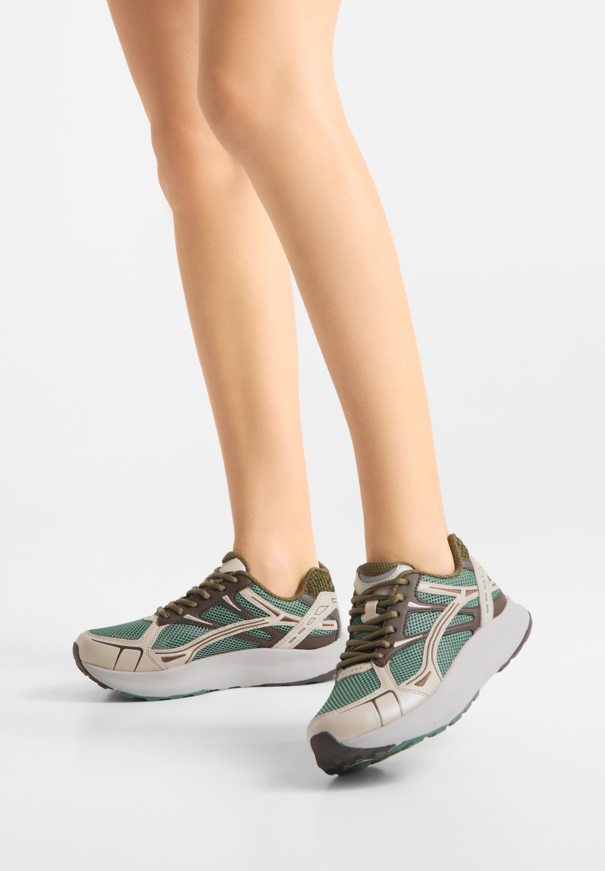 WODEN Freja Runner Sneakers 367 Swamp Multi
