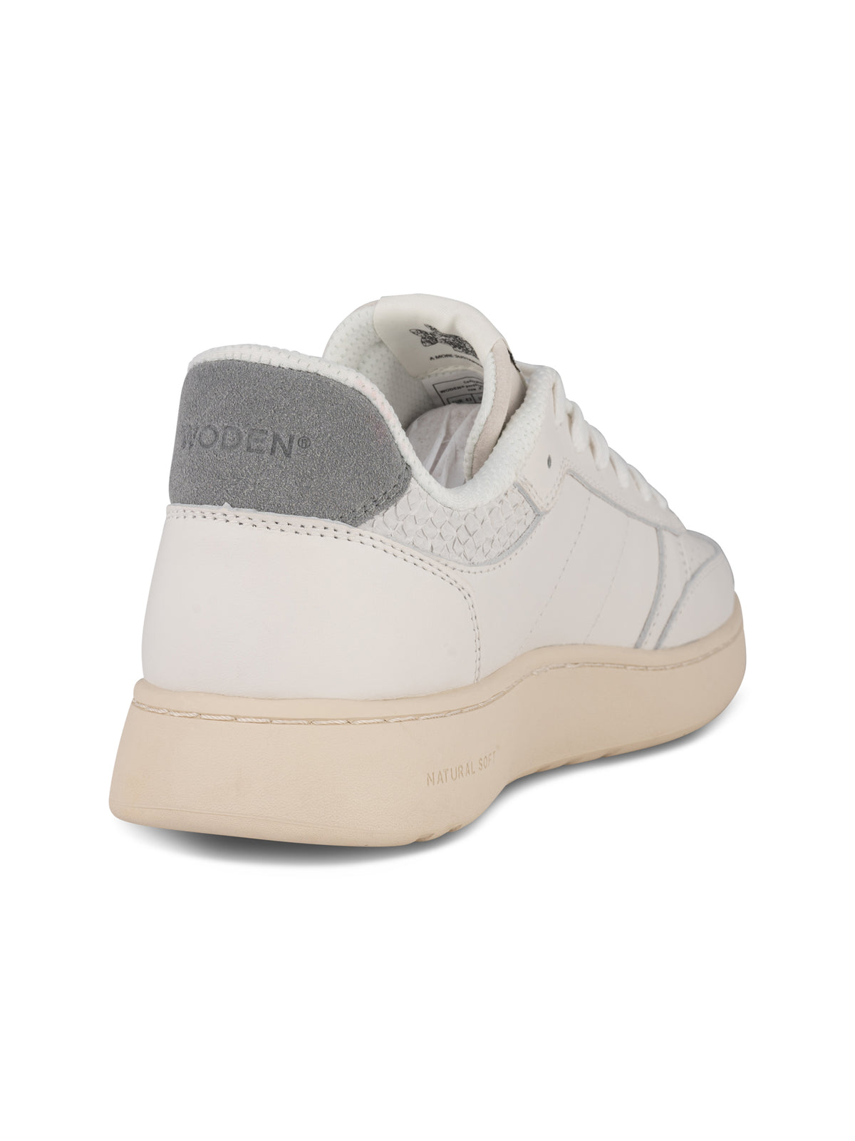 WODEN MENS Frode Leather Sneakers 040 Autumn Grey