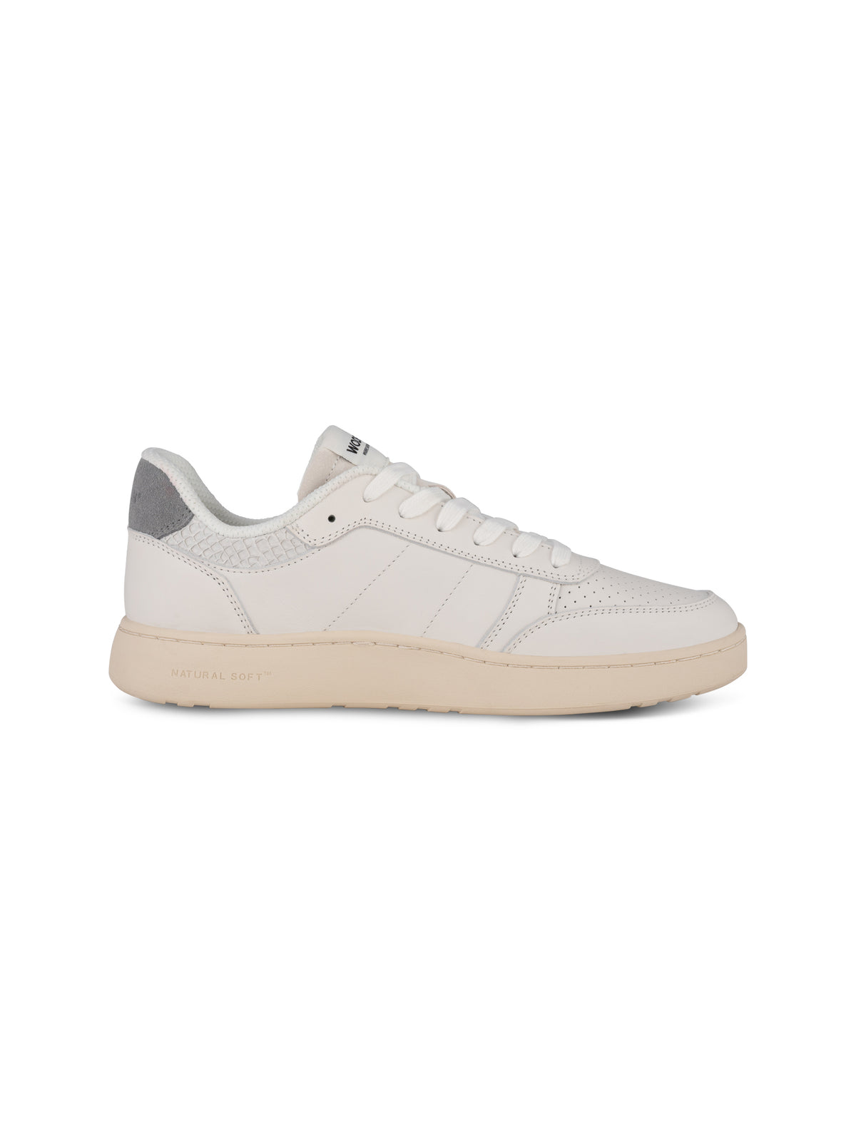 WODEN MENS Frode Leather Sneakers 040 Autumn Grey