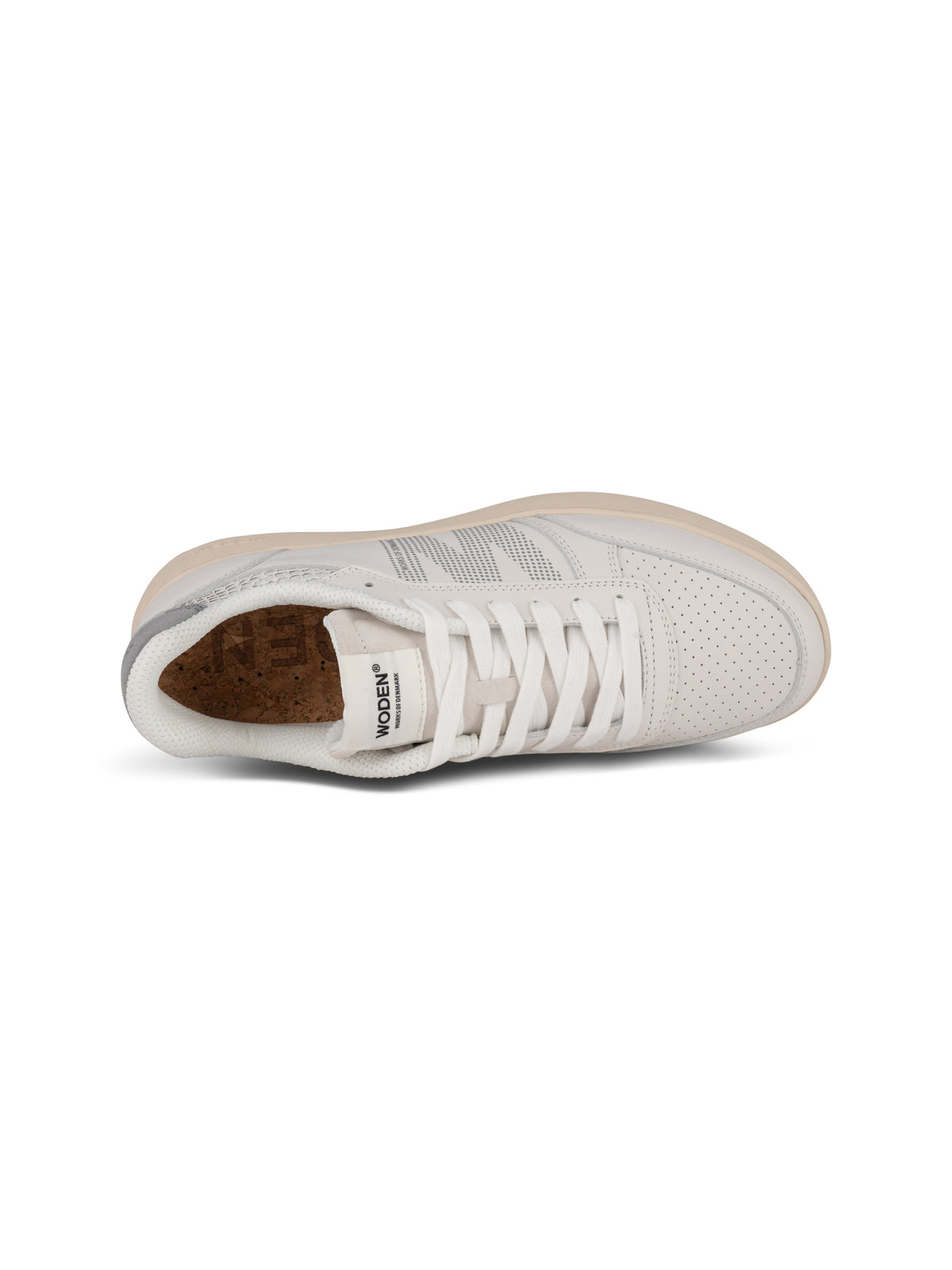 WODEN MENS Frode Leather Sneakers 040 Autumn Grey