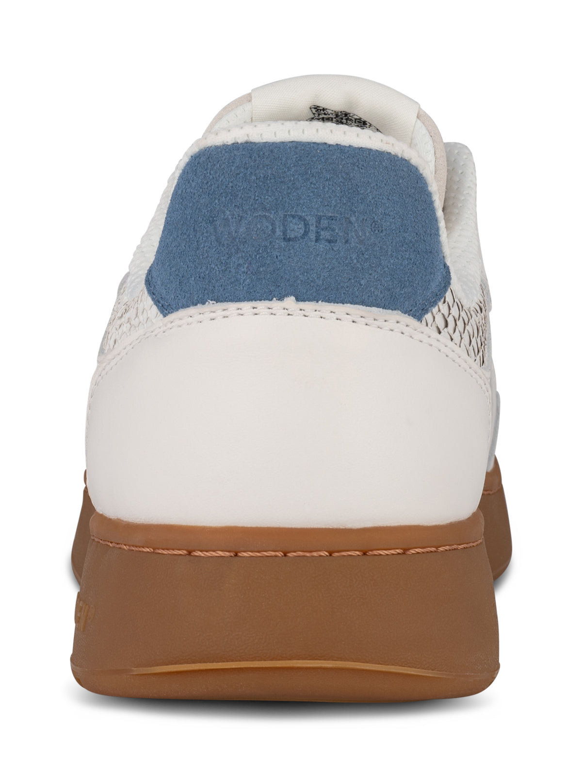 WODEN MENS Frode Leather Sneakers 187 Old Denim
