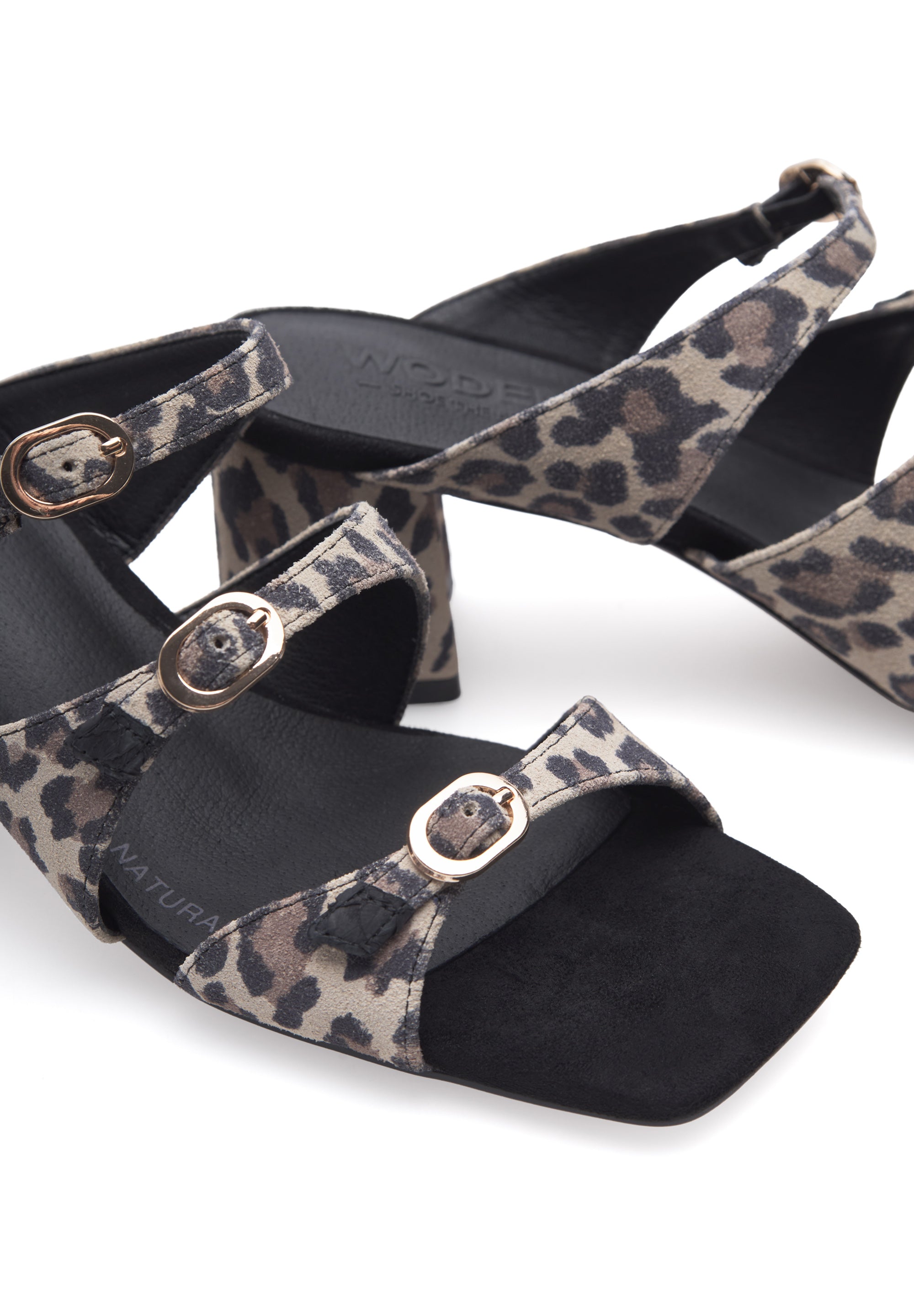 WODEN STB WOMENS Hanna Leo Heels 327 Leopard