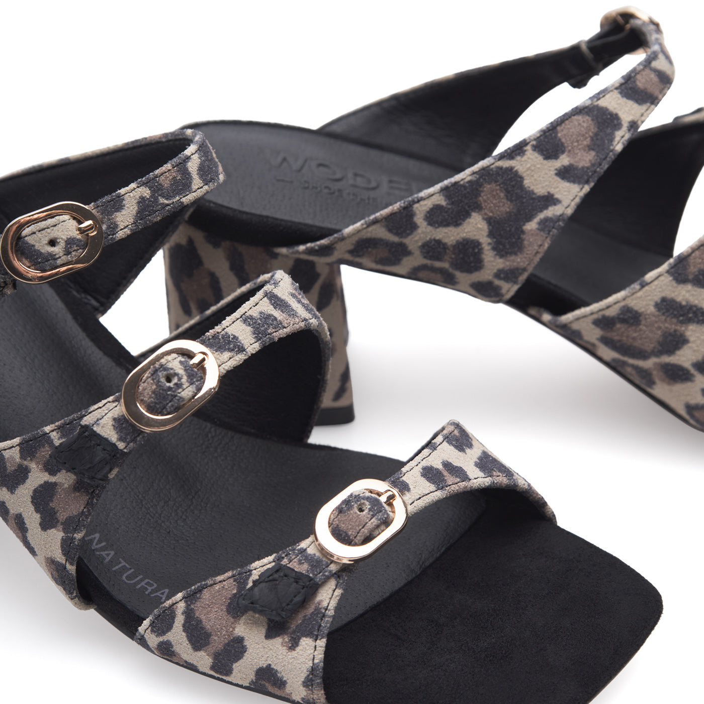 WODEN STB WOMENS Hanna Leo Heels 327 Leopard