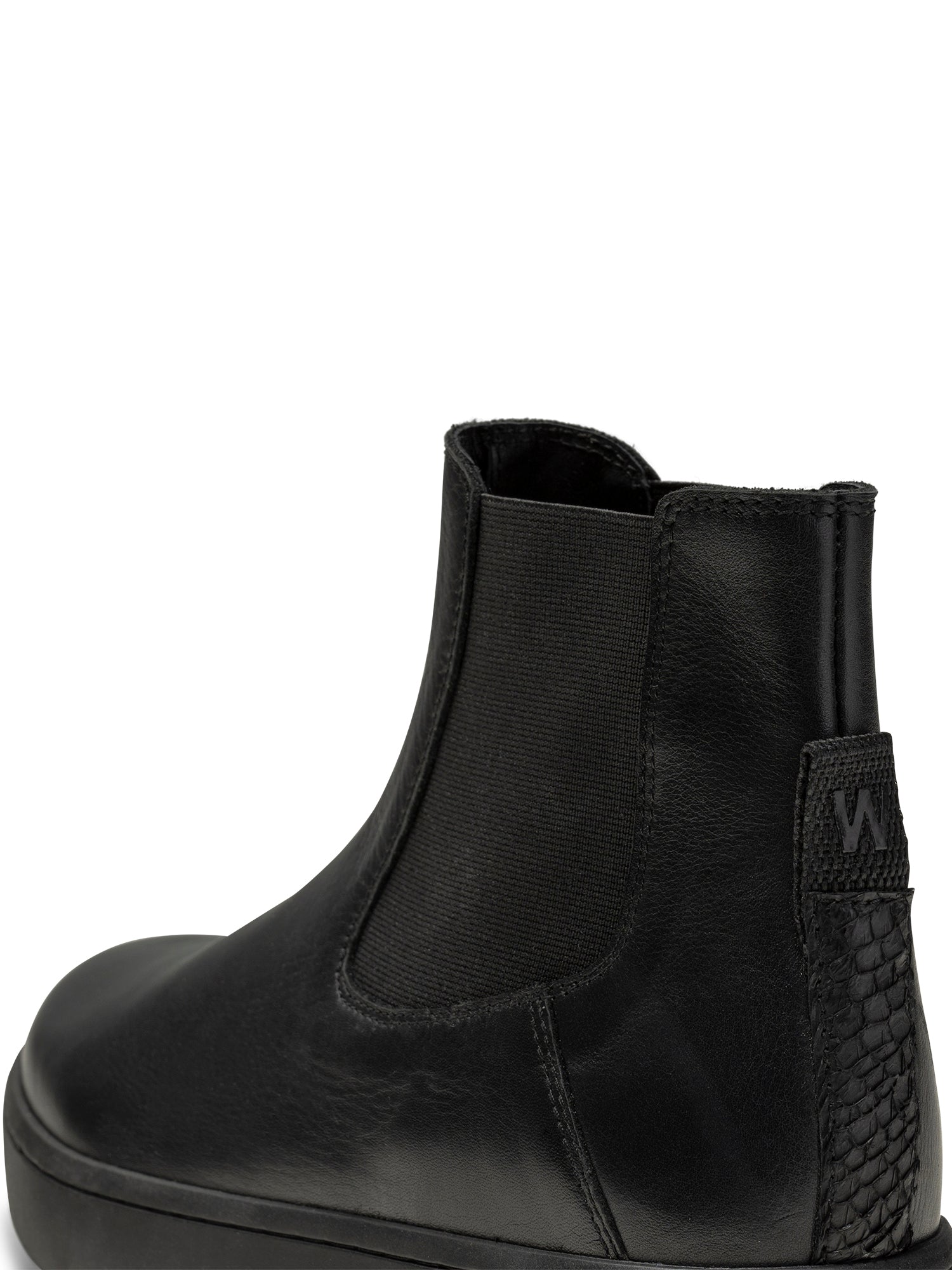 WODEN Hannah Leather Boots 020 Black