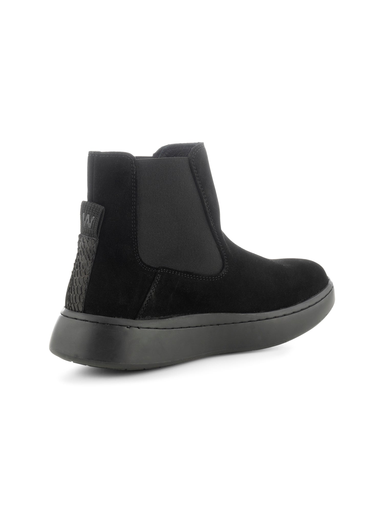 WODEN Hannah Suede Boots 020 Black