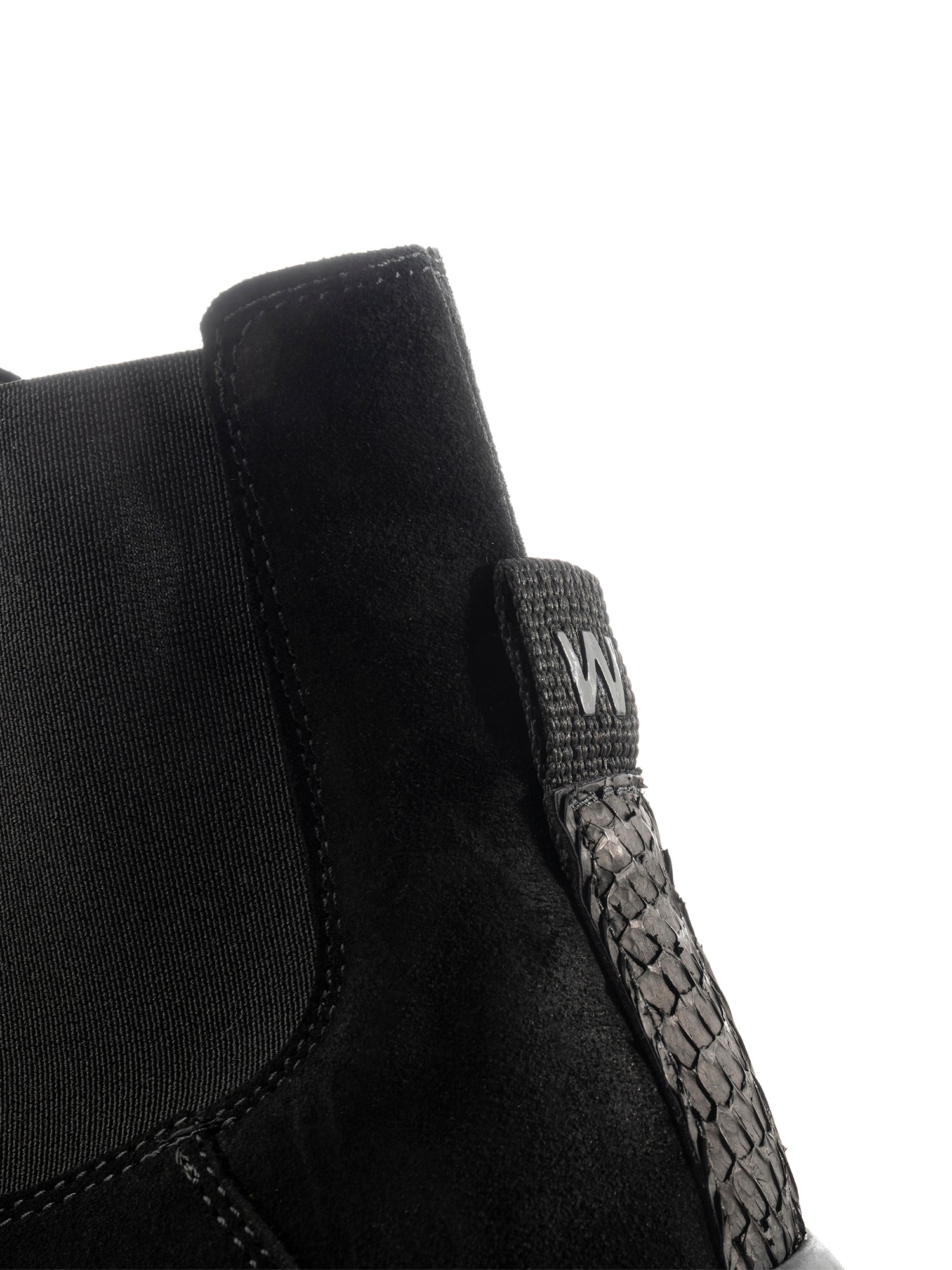 WODEN Hannah Suede Boots 020 Black