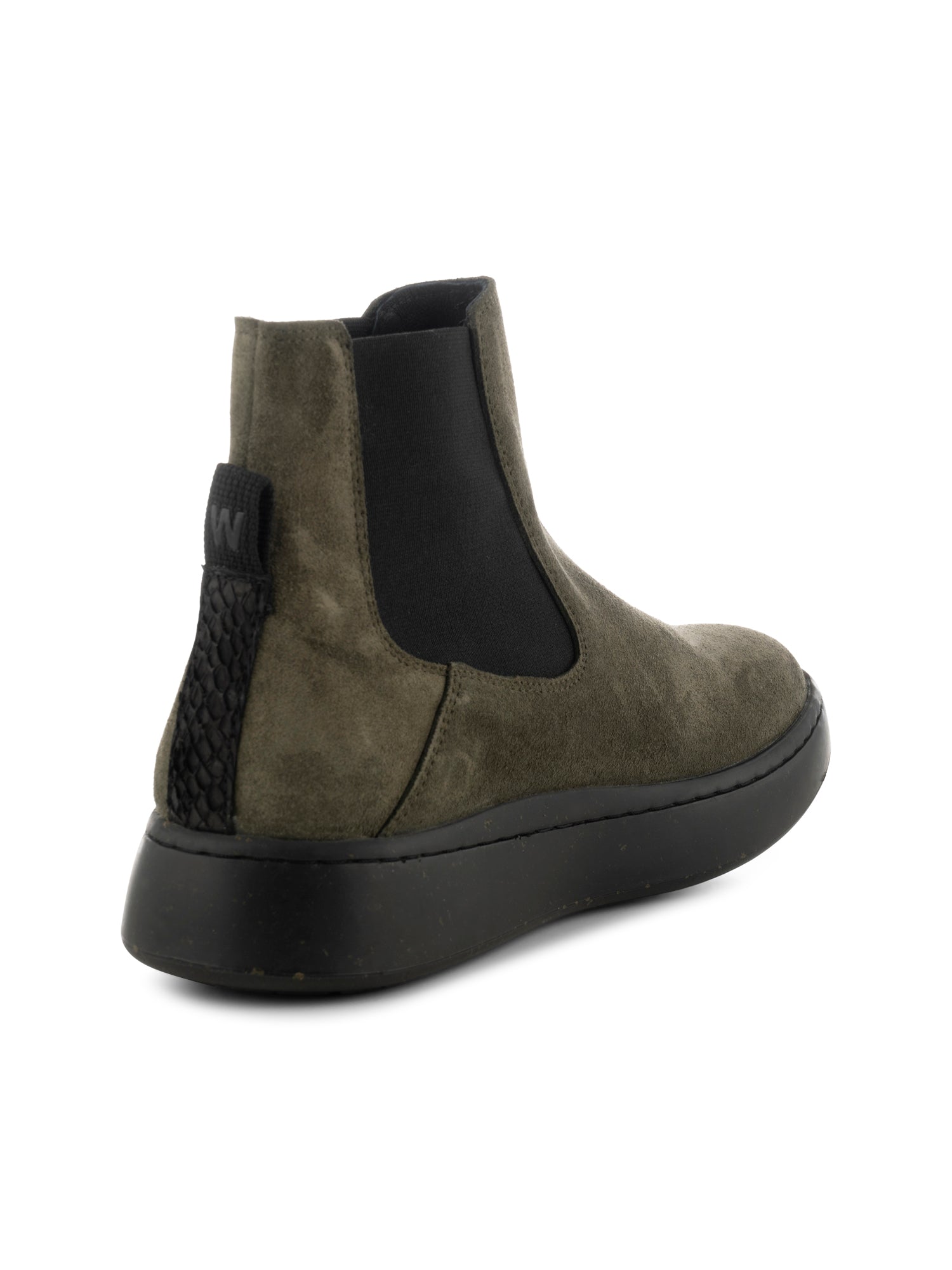 WODEN Hannah Suede Boots 788 Moss