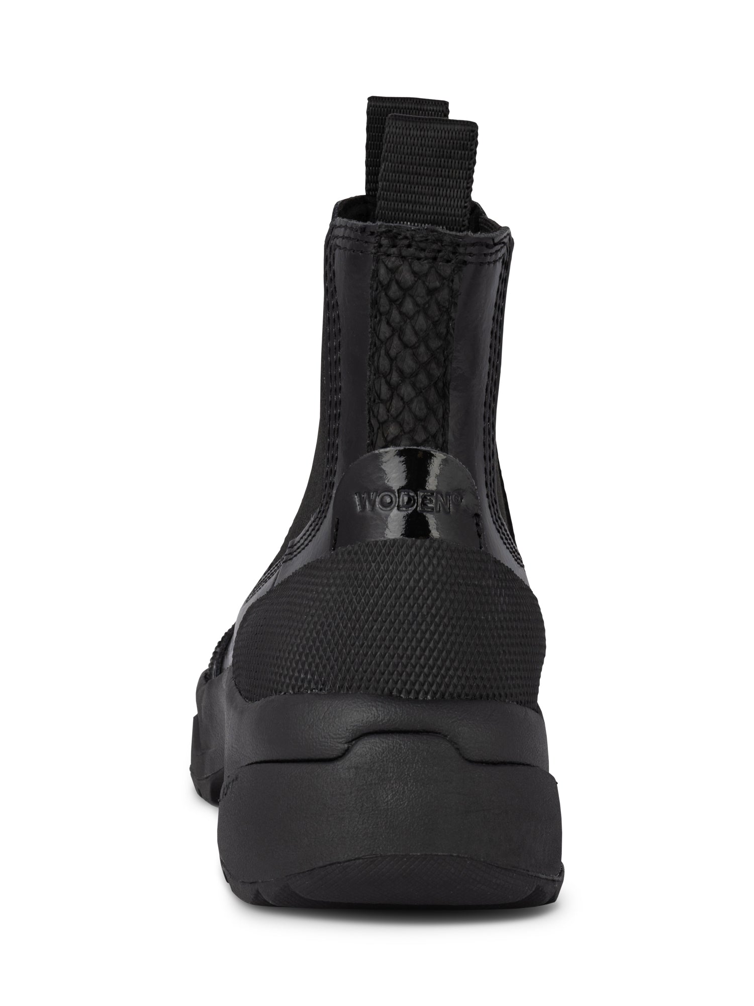 WODEN Hega Patent Waterproof Boots 020 Black