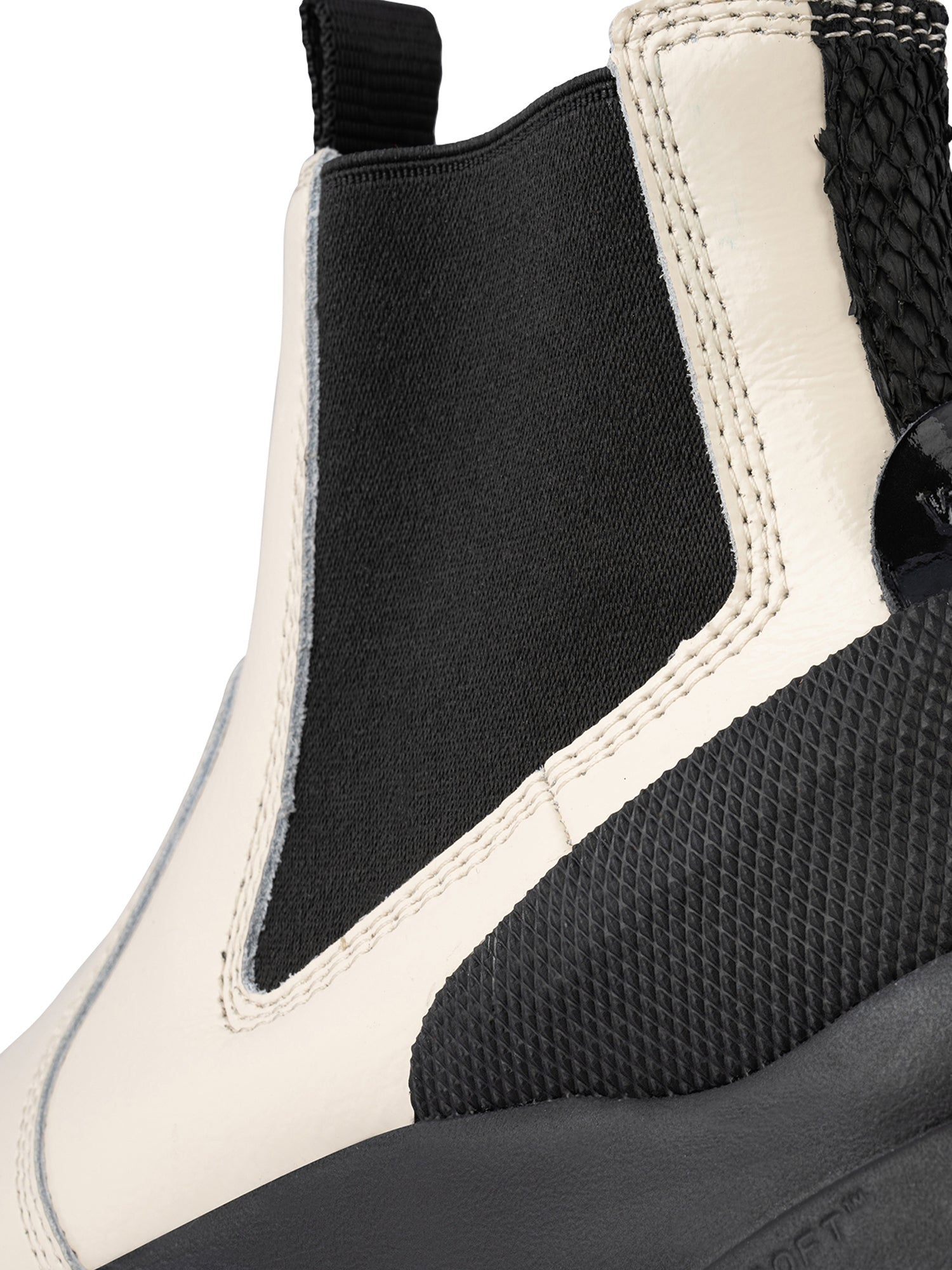 WODEN Hega Patent Waterproof Boots 813 Ivory