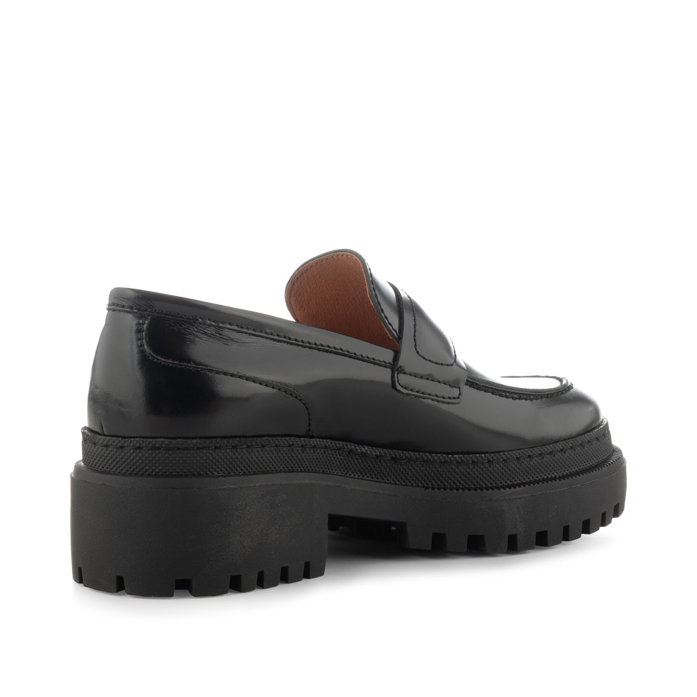 SHOE THE BEAR WOMENS Iona loafer læder  Loafers 815 BLACK HIGH SHINE