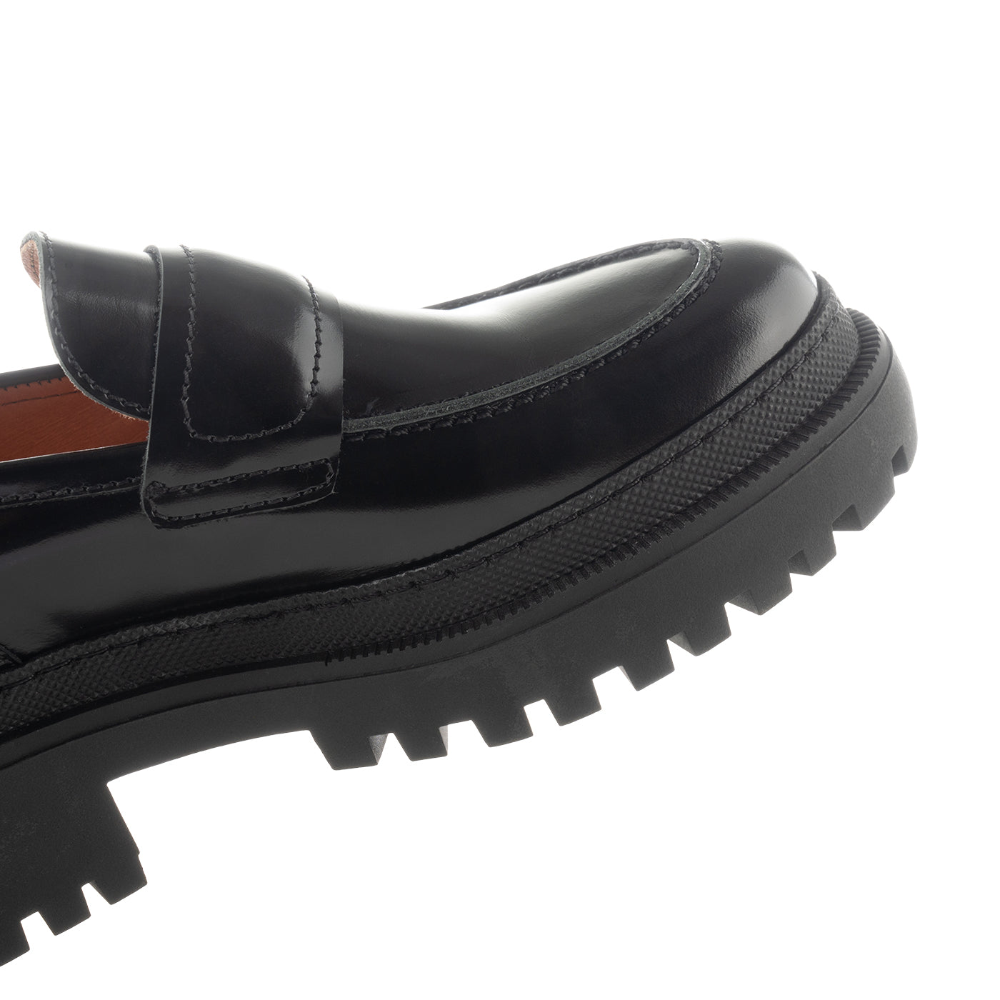 SHOE THE BEAR WOMENS Iona loafer læder  Loafers 815 BLACK HIGH SHINE