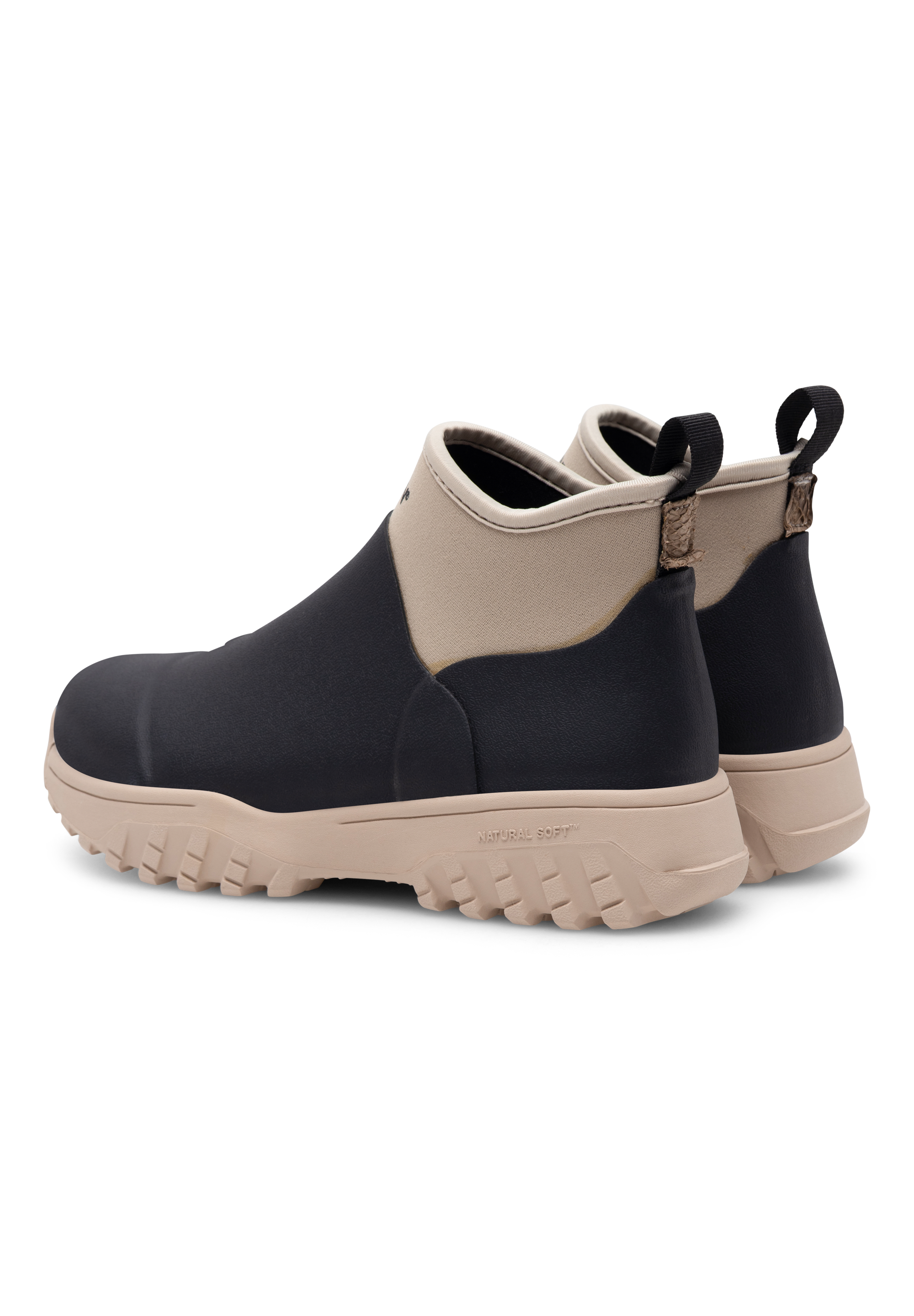 WODEN Irene Waterproof Rubber Boots 864 Black/Coffee Cream