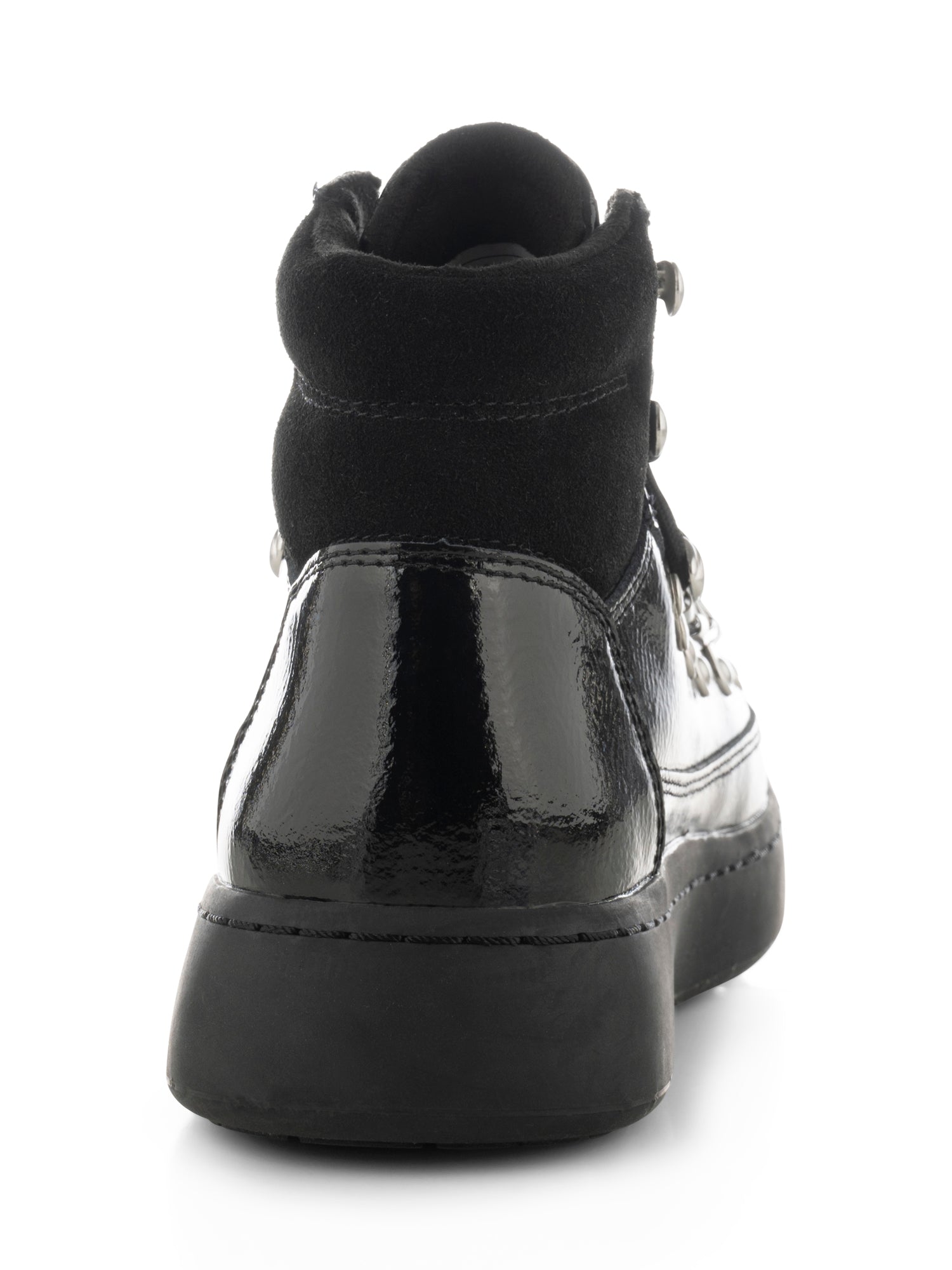 WODEN Iris Full Patent Boots 020 Black