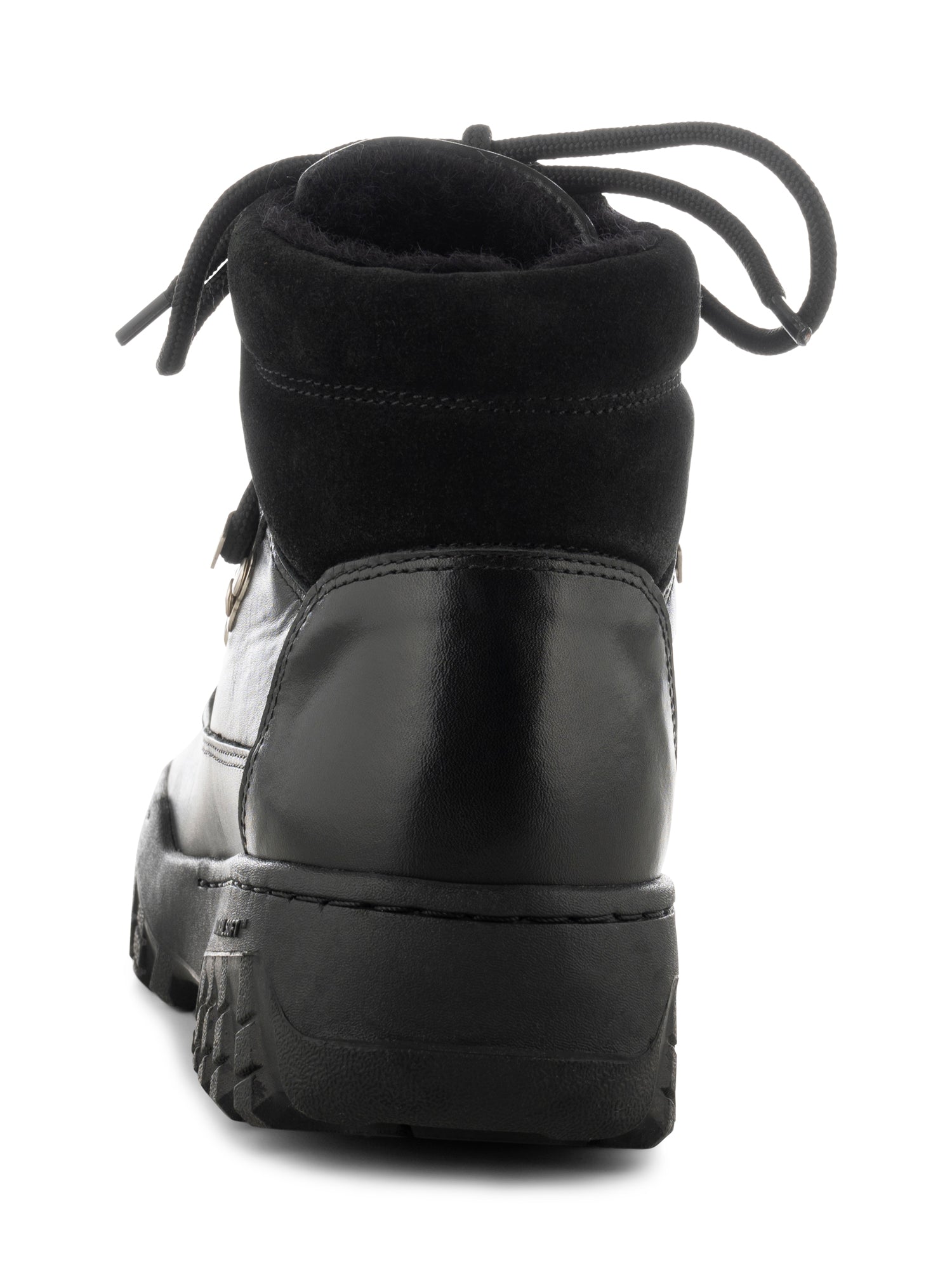 WODEN Iris Track Leather Boots 020 Black