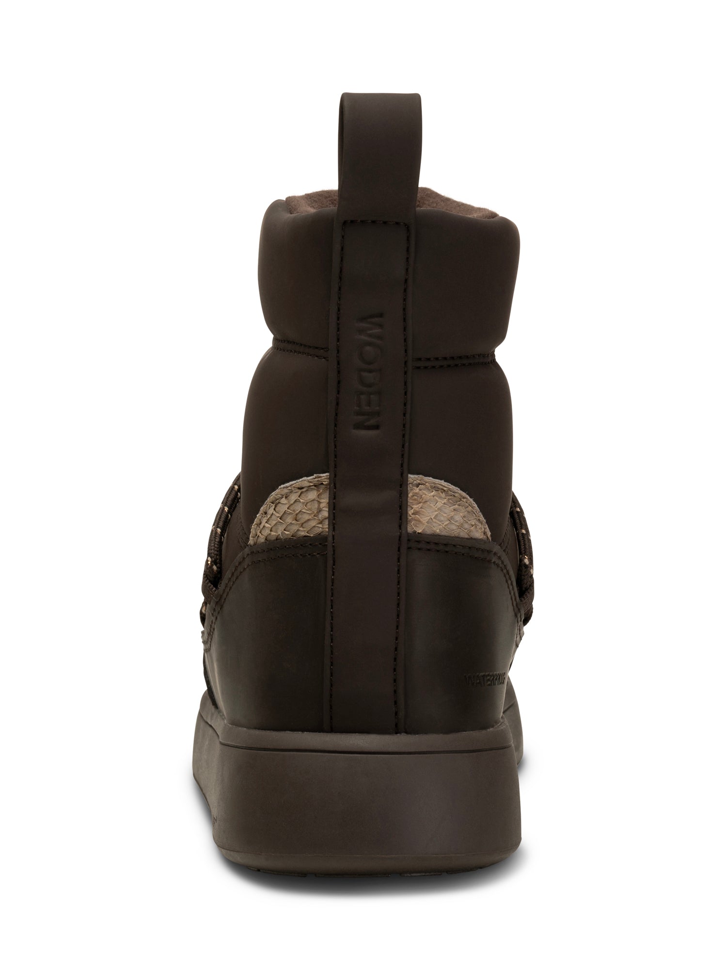 WODEN Isa Lace Waterproof Boots 063 Chocolate