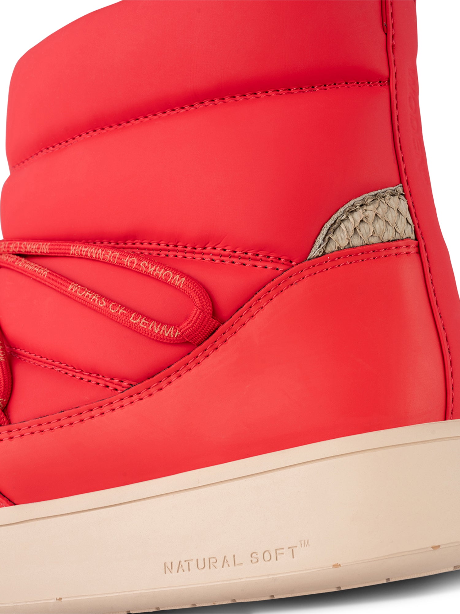 WODEN Isa Lace Waterproof Boots 123 Fire Red