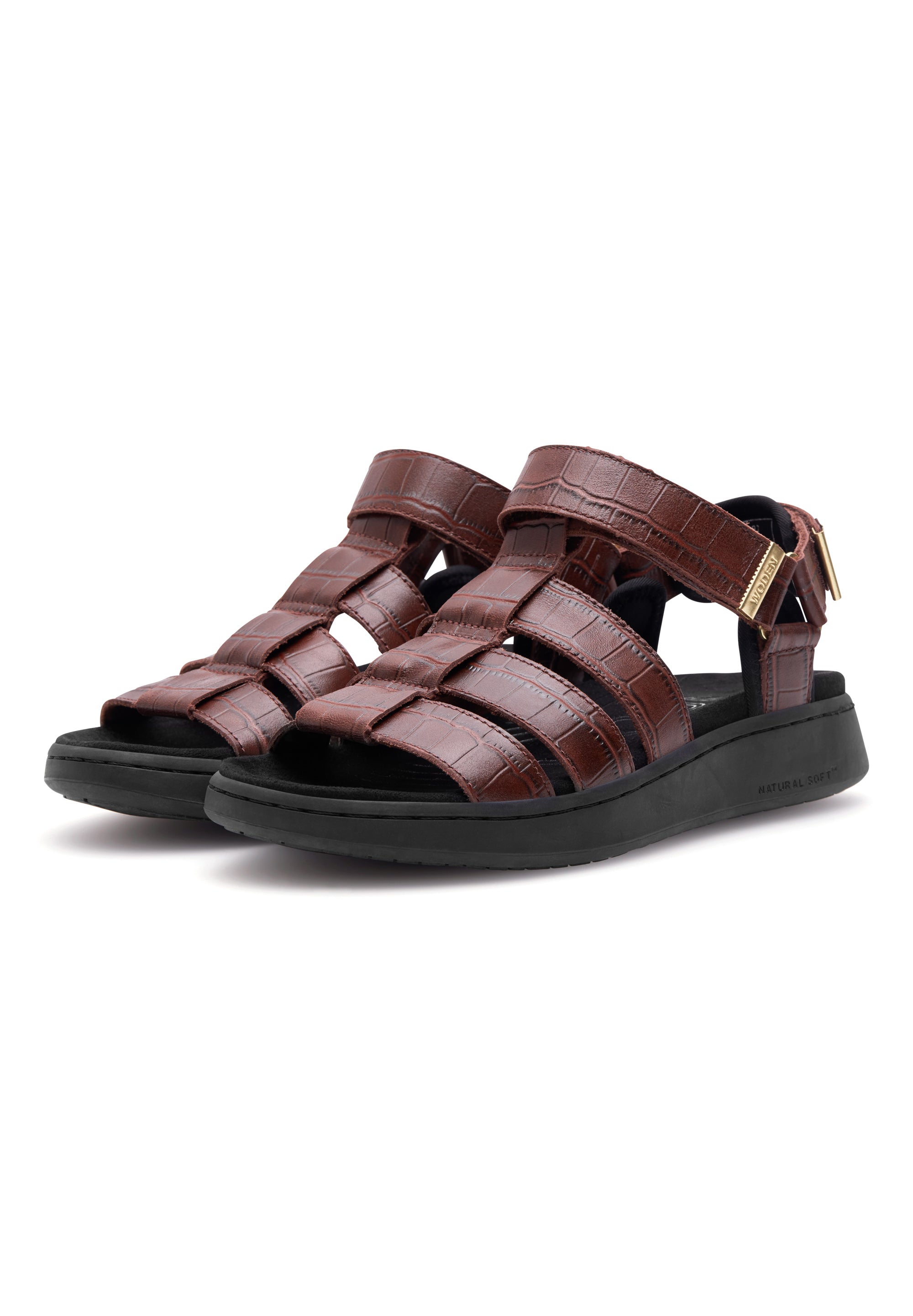 WODEN Isabell Fisherman Sandals 312 Sepia