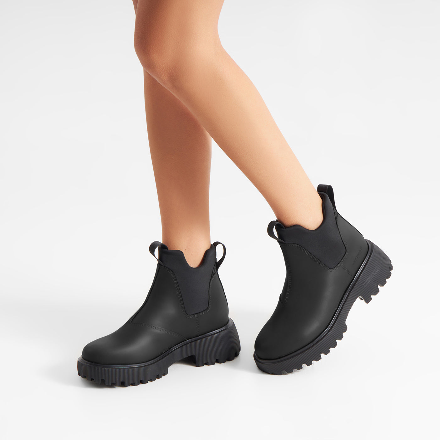 WODEN Isabella Waterproof Rubber Boots 020 Black