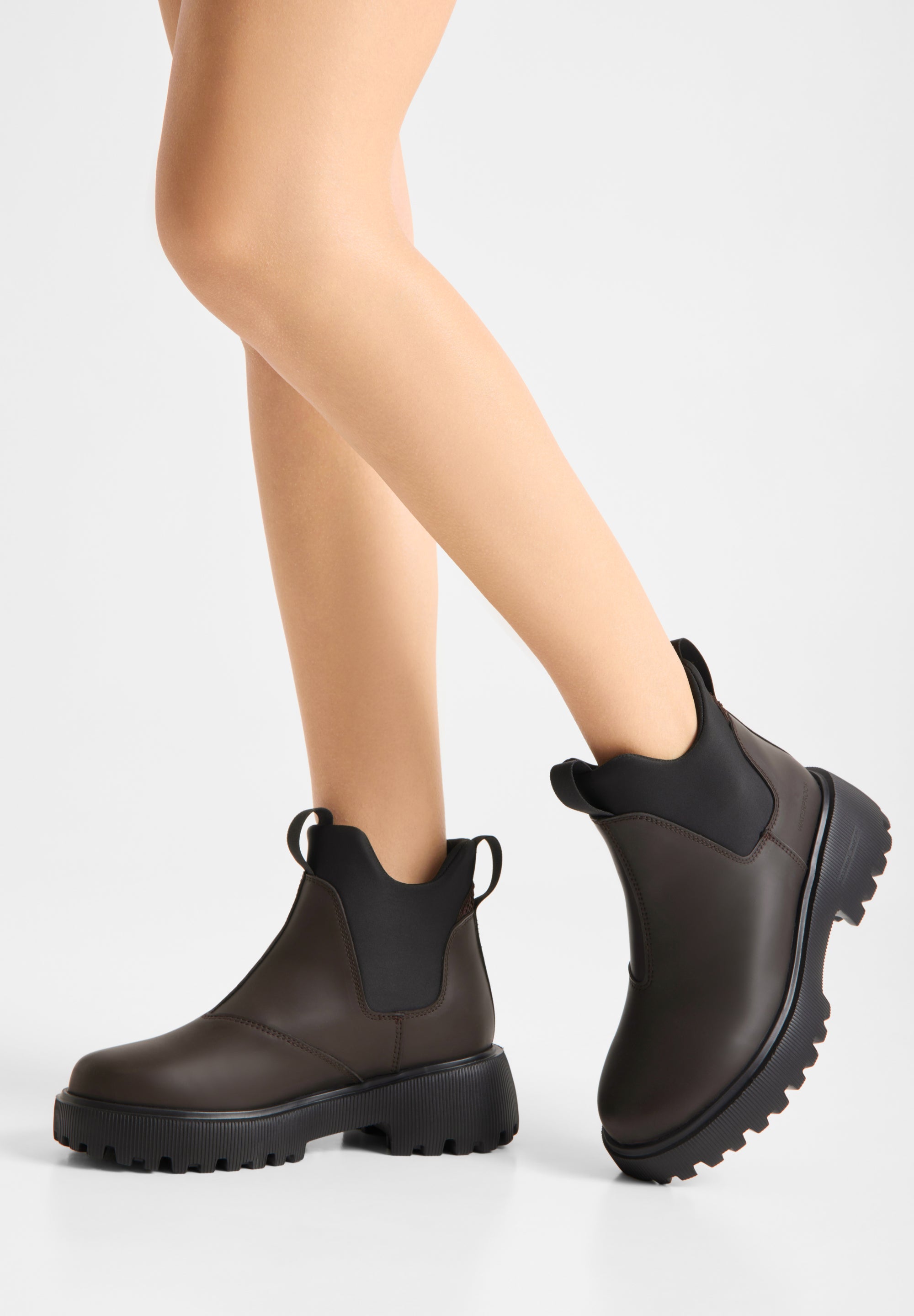 WODEN Isabella Waterproof Rubber Boots 063 Chocolate