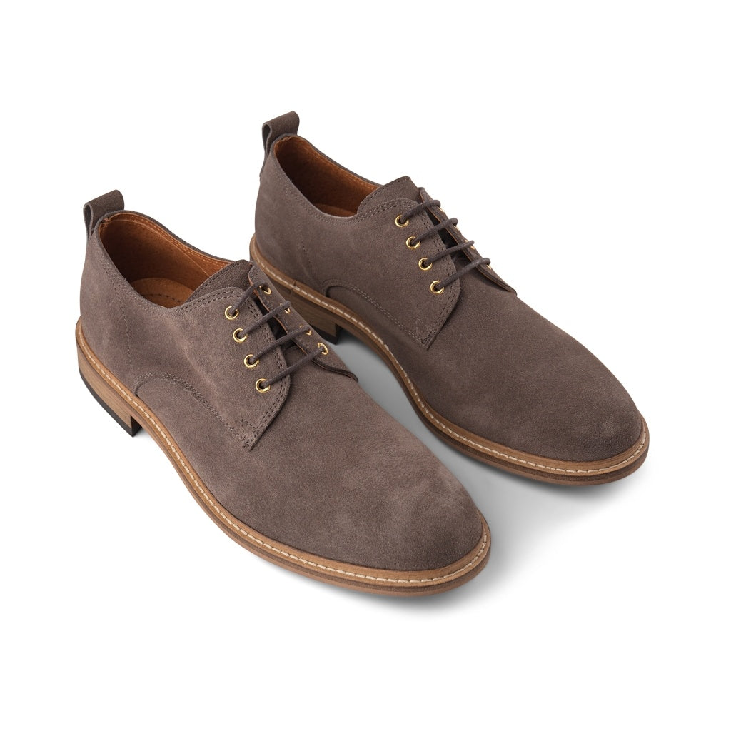SHOE THE BEAR MENS Javier Derby Shoes 142 LIGHT GREY