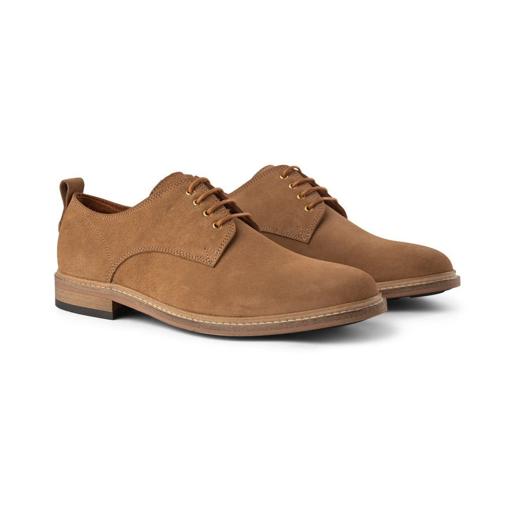 SHOE THE BEAR MENS Javier Derby Shoes 153 CAMEL