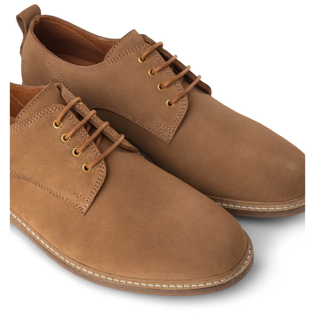 SHOE THE BEAR MENS Javier Derby Shoes 153 CAMEL