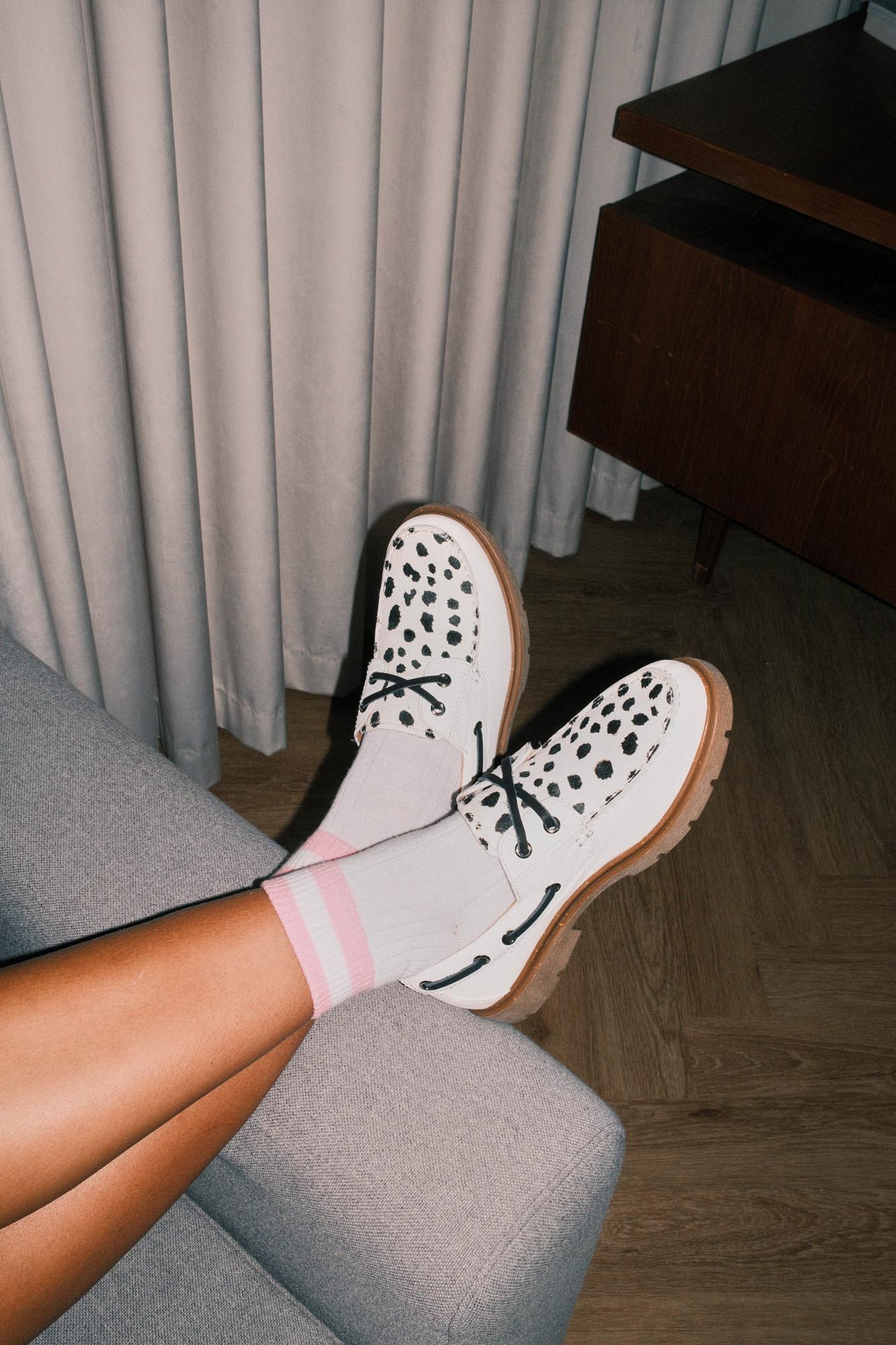 WODEN STB WOMENS Johanne Mix Shoes 390 Dalmatian