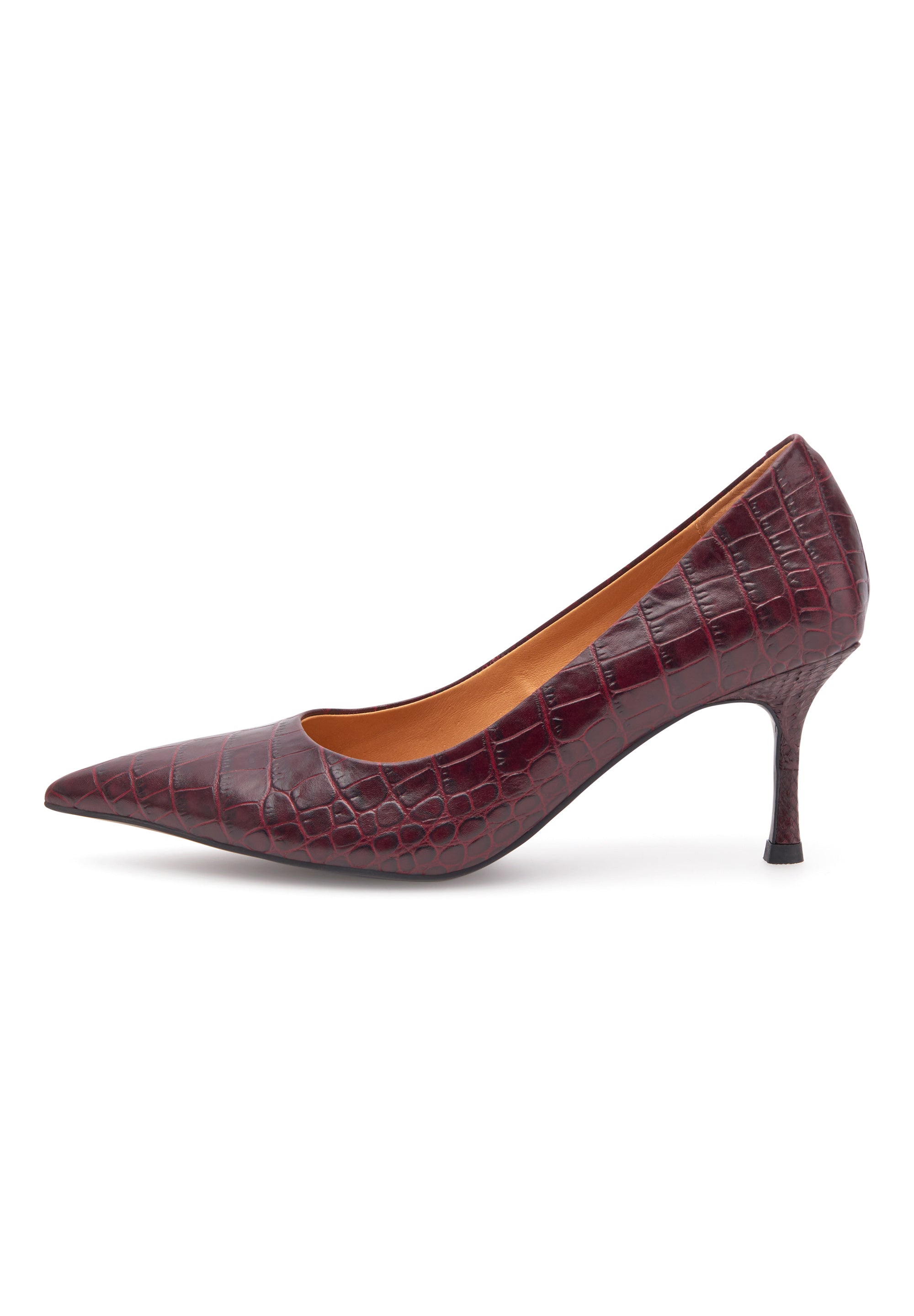 WODEN STB WOMENS Laura Croco Heels 248 Cherry