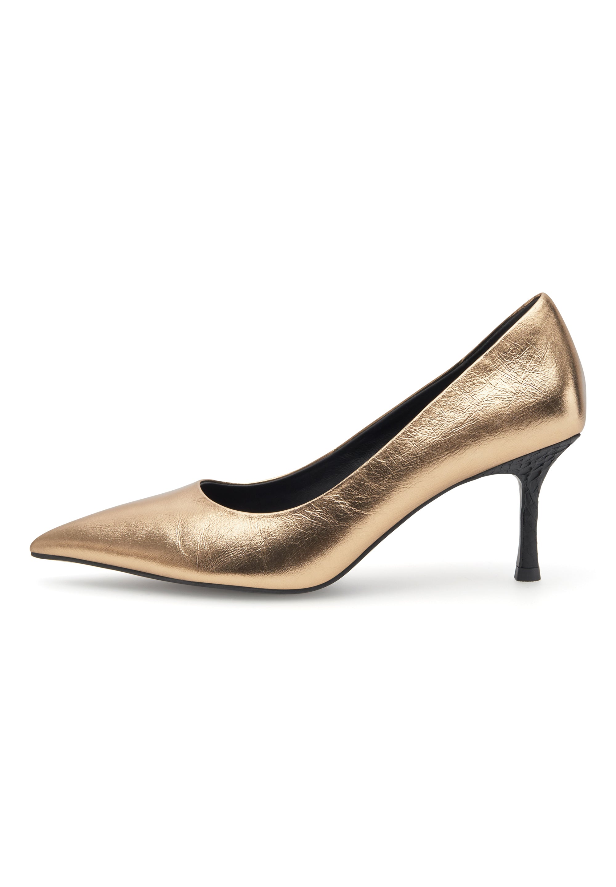 WODEN STB WOMENS Laura Metallic Heels 289 Dark Gold