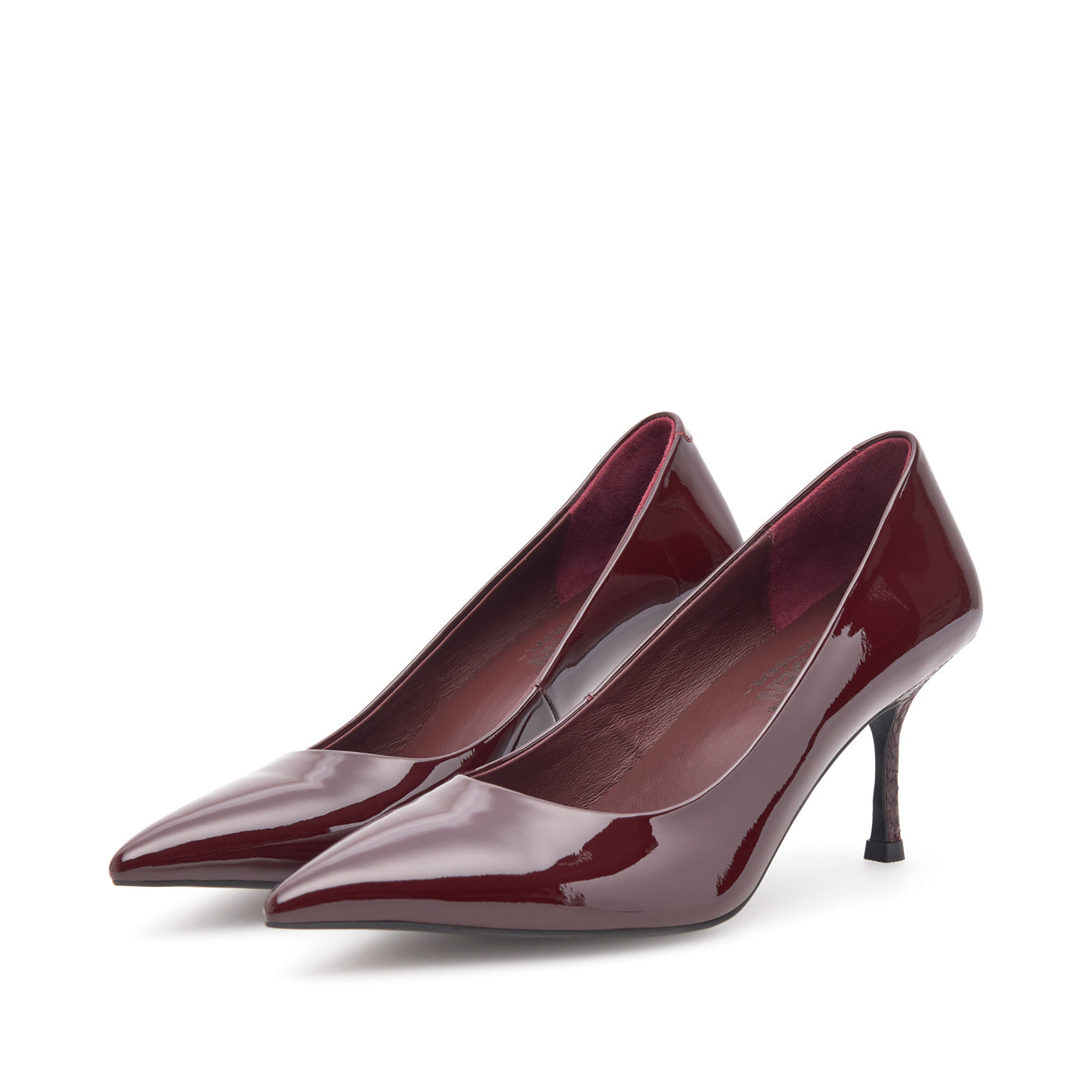 WODEN STB WOMENS Laura Patent Heels 248 Cherry