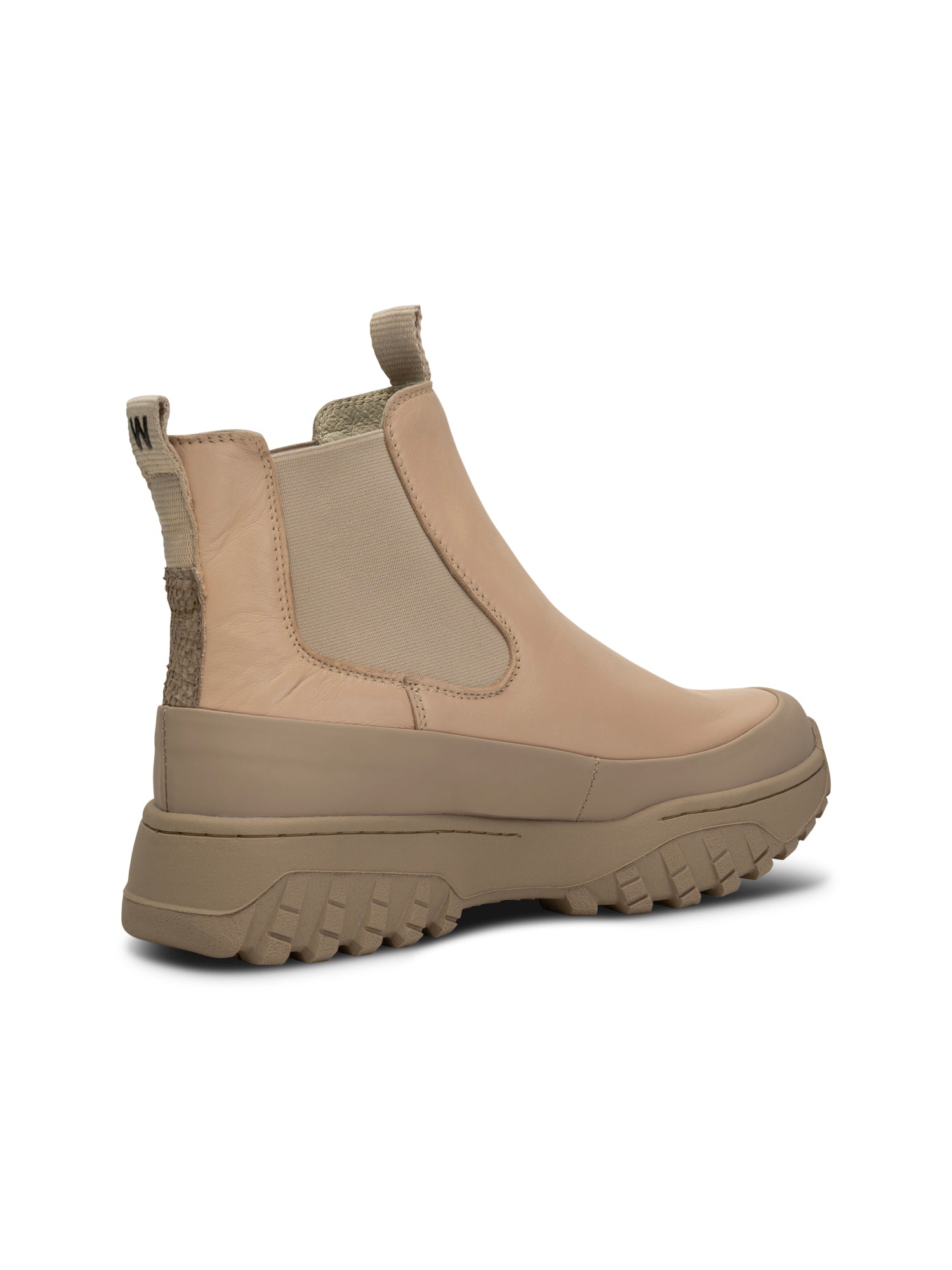 WODEN Le Chelsea Leather Boots 852 Coffee Cream