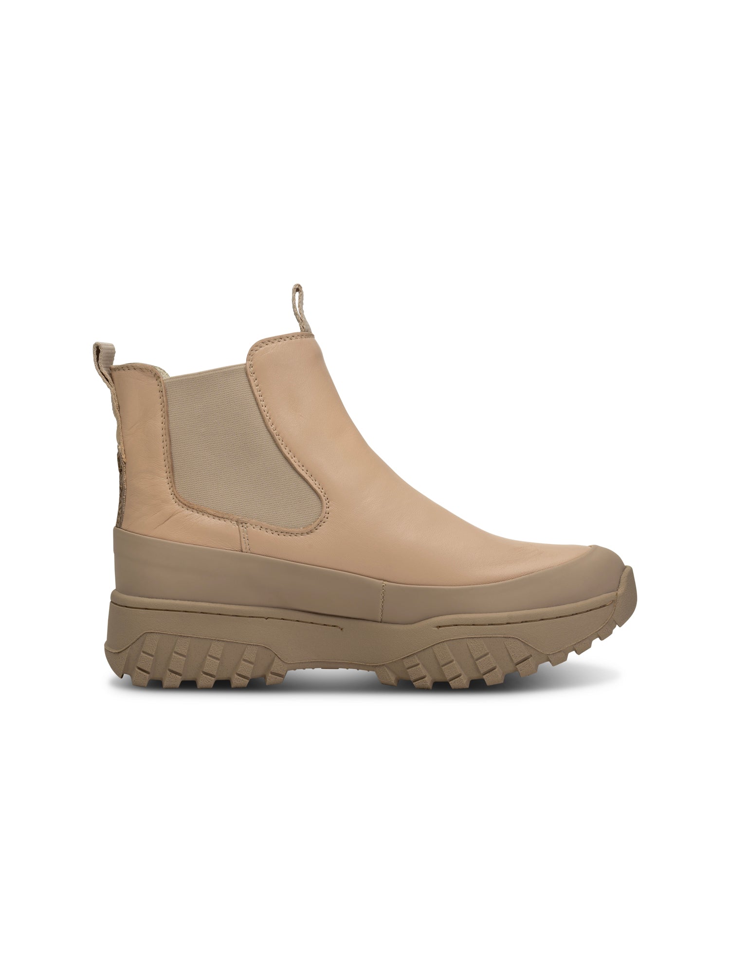WODEN Le Chelsea Leather Boots 852 Coffee Cream