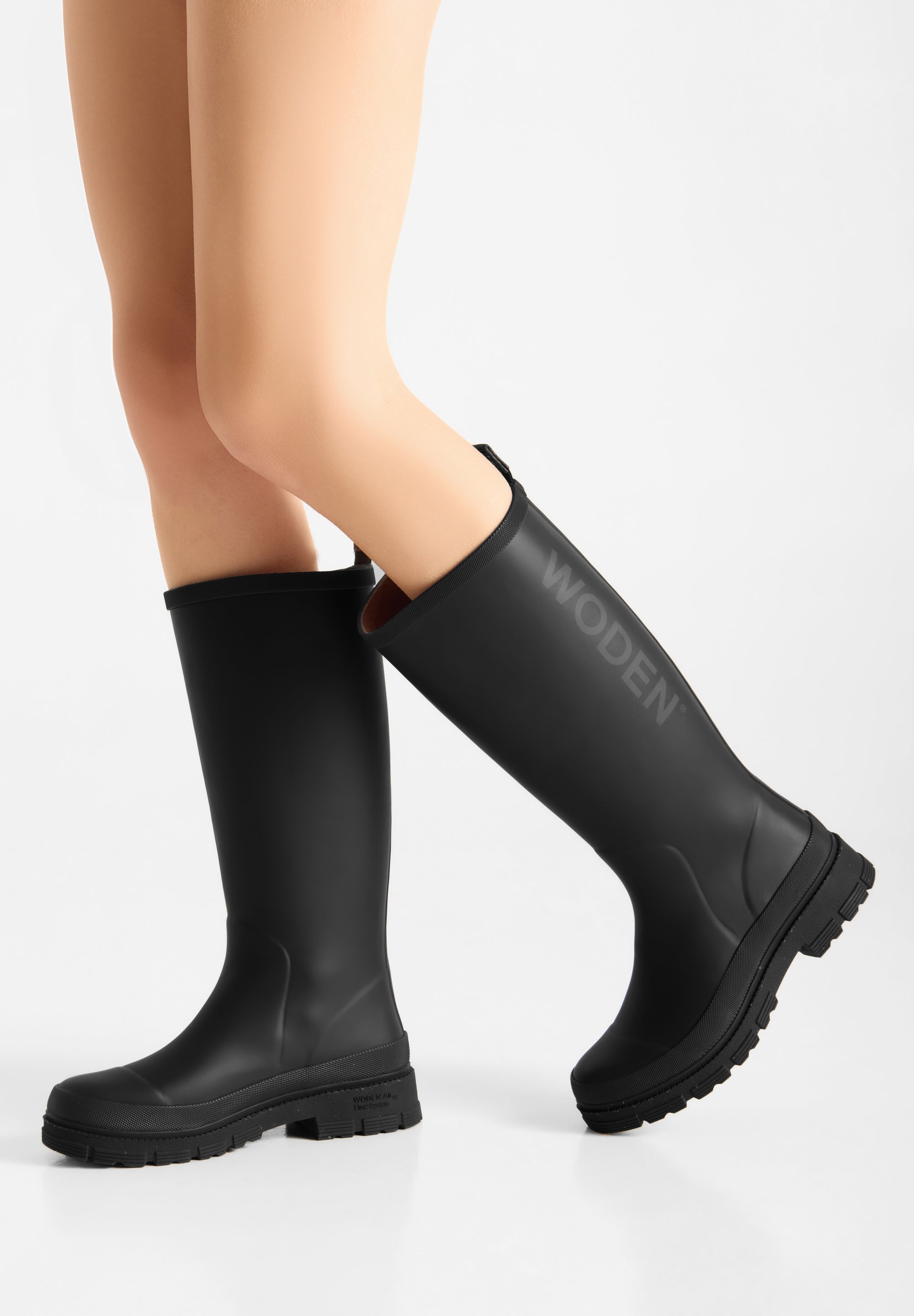 WODEN Le Waterproof Rubber Boots 020 Black