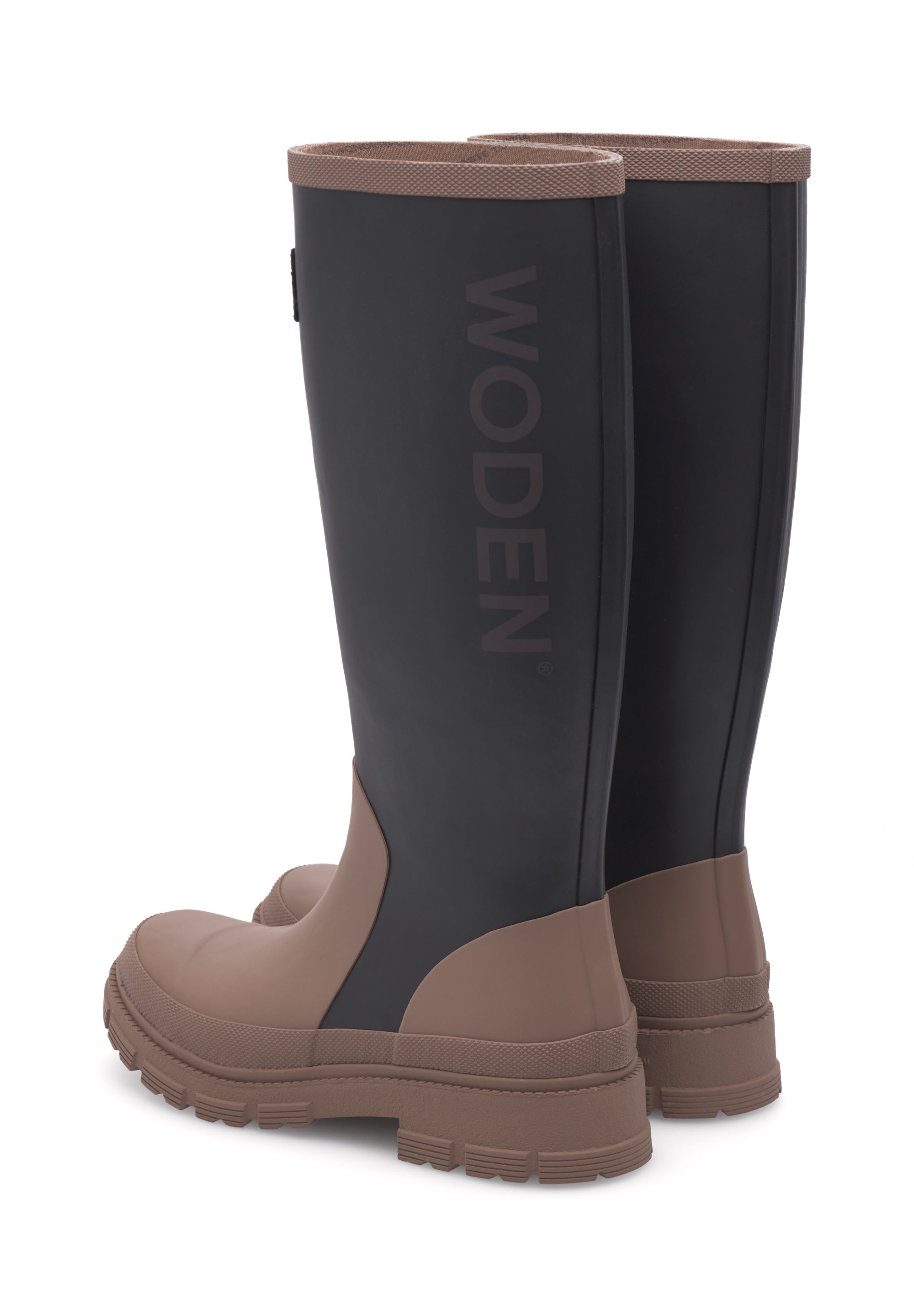 WODEN Le Waterproof Rubber Boots 351 Black/Cortado